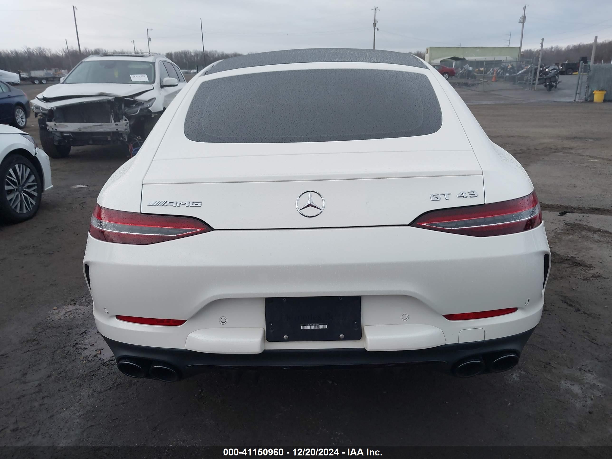 2021 Mercedes-benz Amg Gt 43 4-door Coupe   Белый vin: W1K7X5KB3MA037006