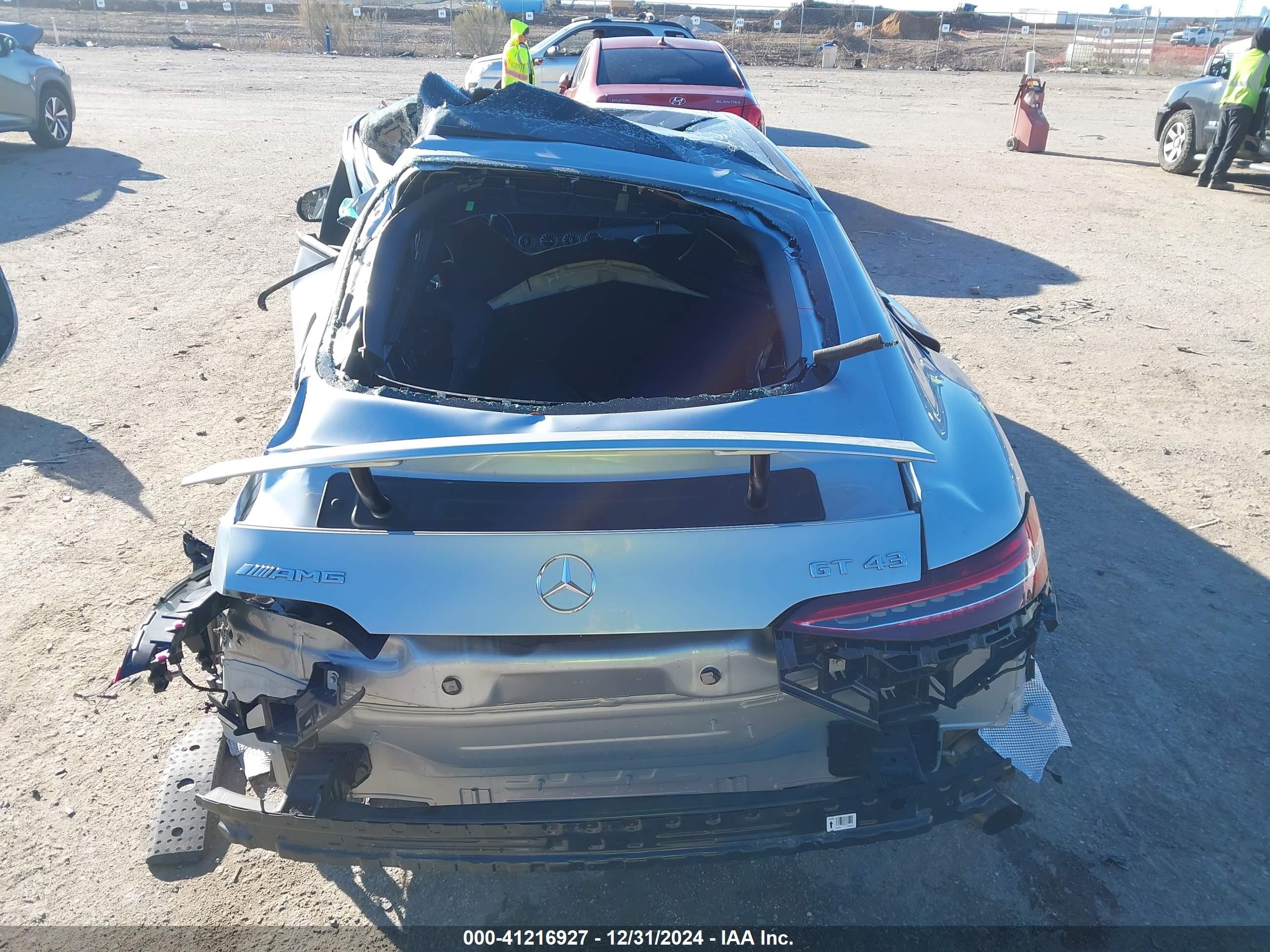2021 Mercedes-benz Amg Gt 43 4-door Coupe   Silver vin: W1K7X5KB3MA038625
