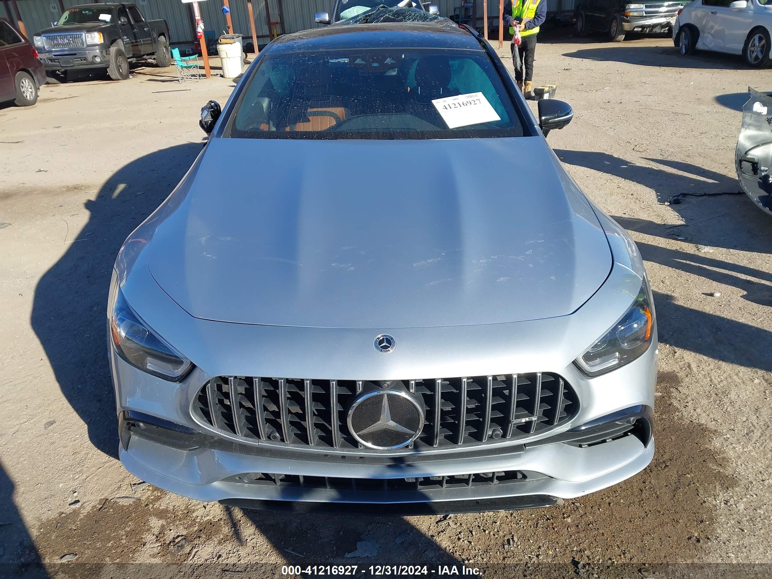 2021 Mercedes-benz Amg Gt 43 4-door Coupe   Silver vin: W1K7X5KB3MA038625