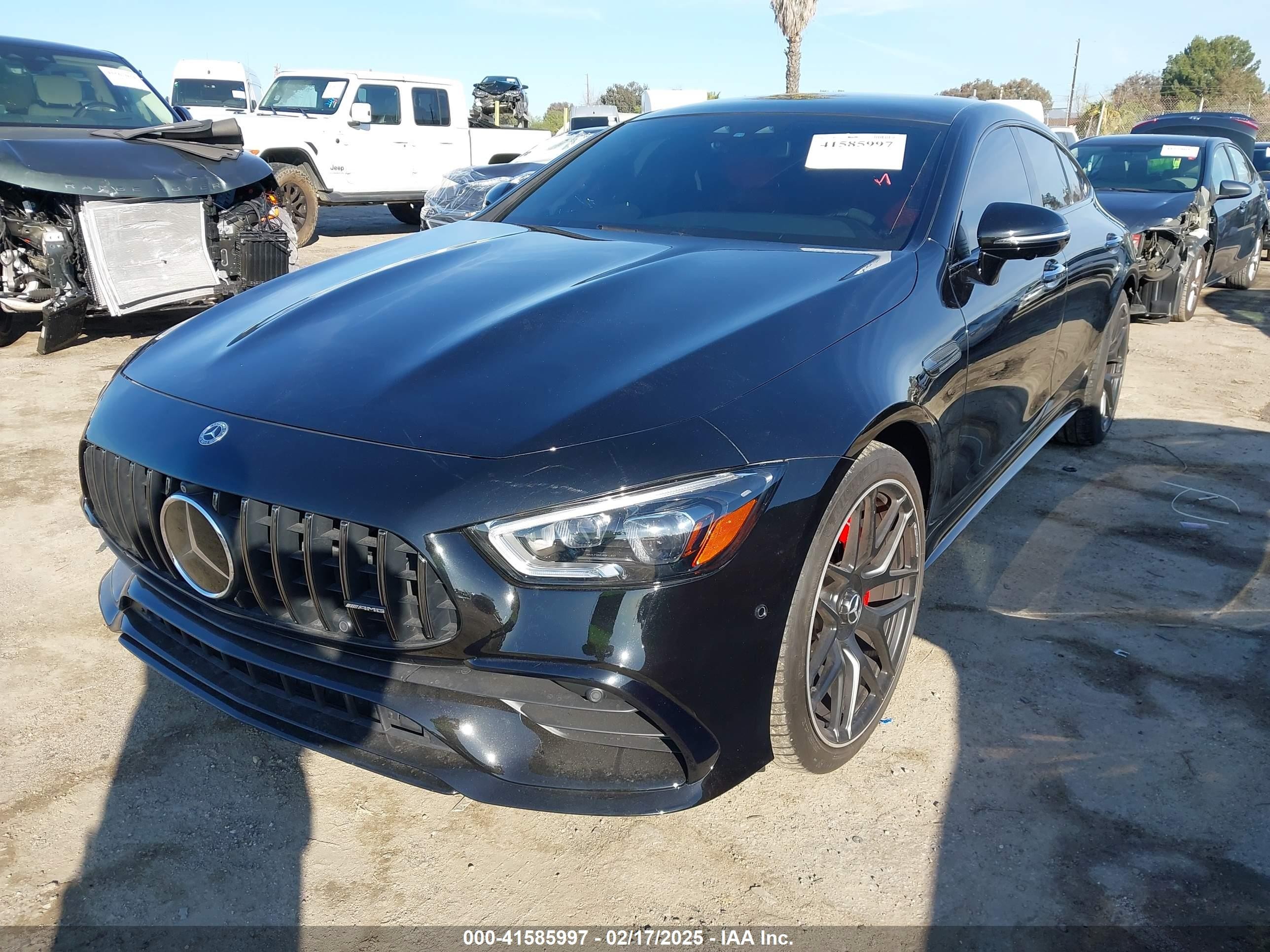 2023 Mercedes-benz Amg Gt 43 4-door Coupe   Black vin: W1K7X5KB3PA055588