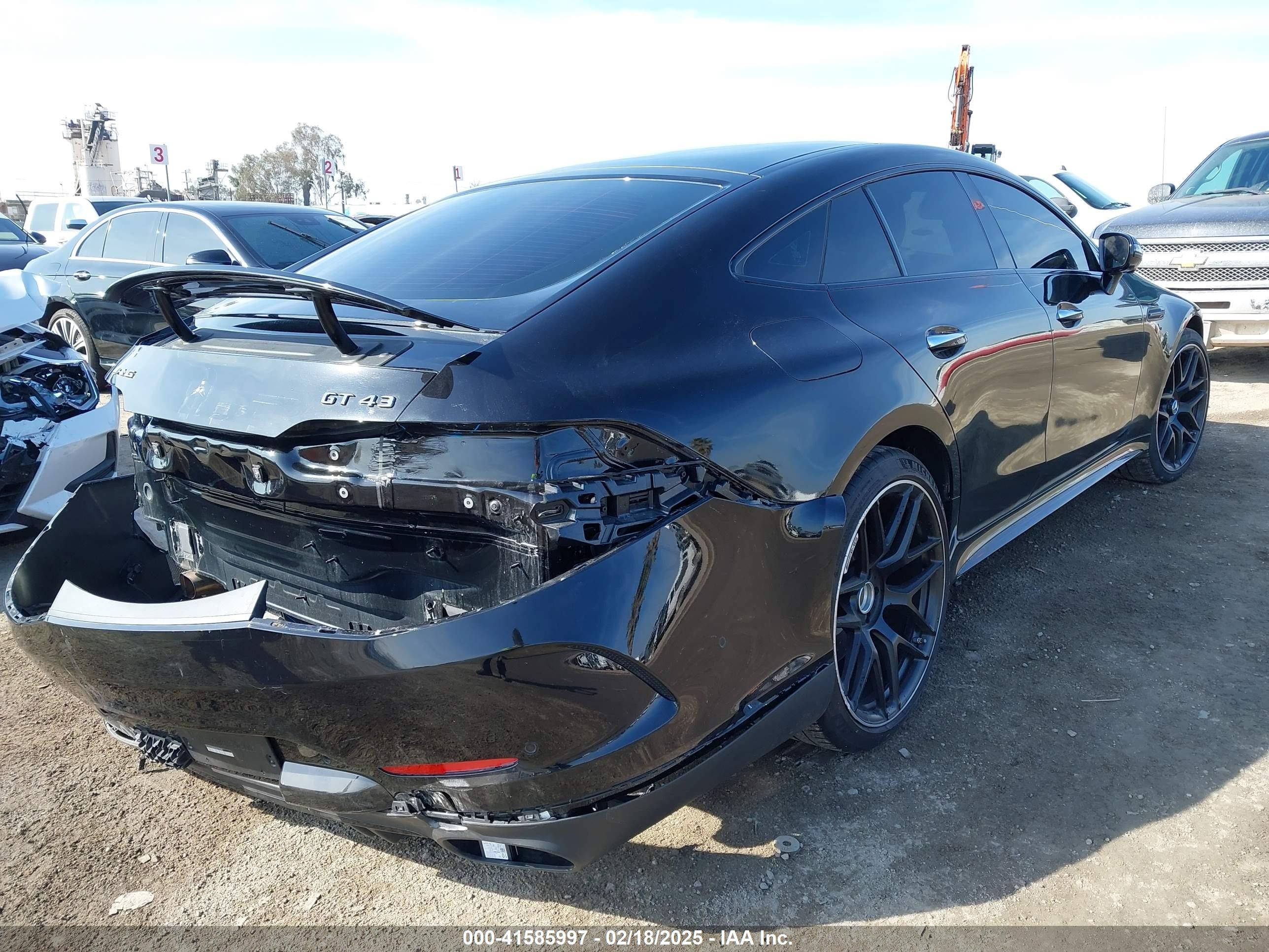 2023 Mercedes-benz Amg Gt 43 4-door Coupe   Black vin: W1K7X5KB3PA055588