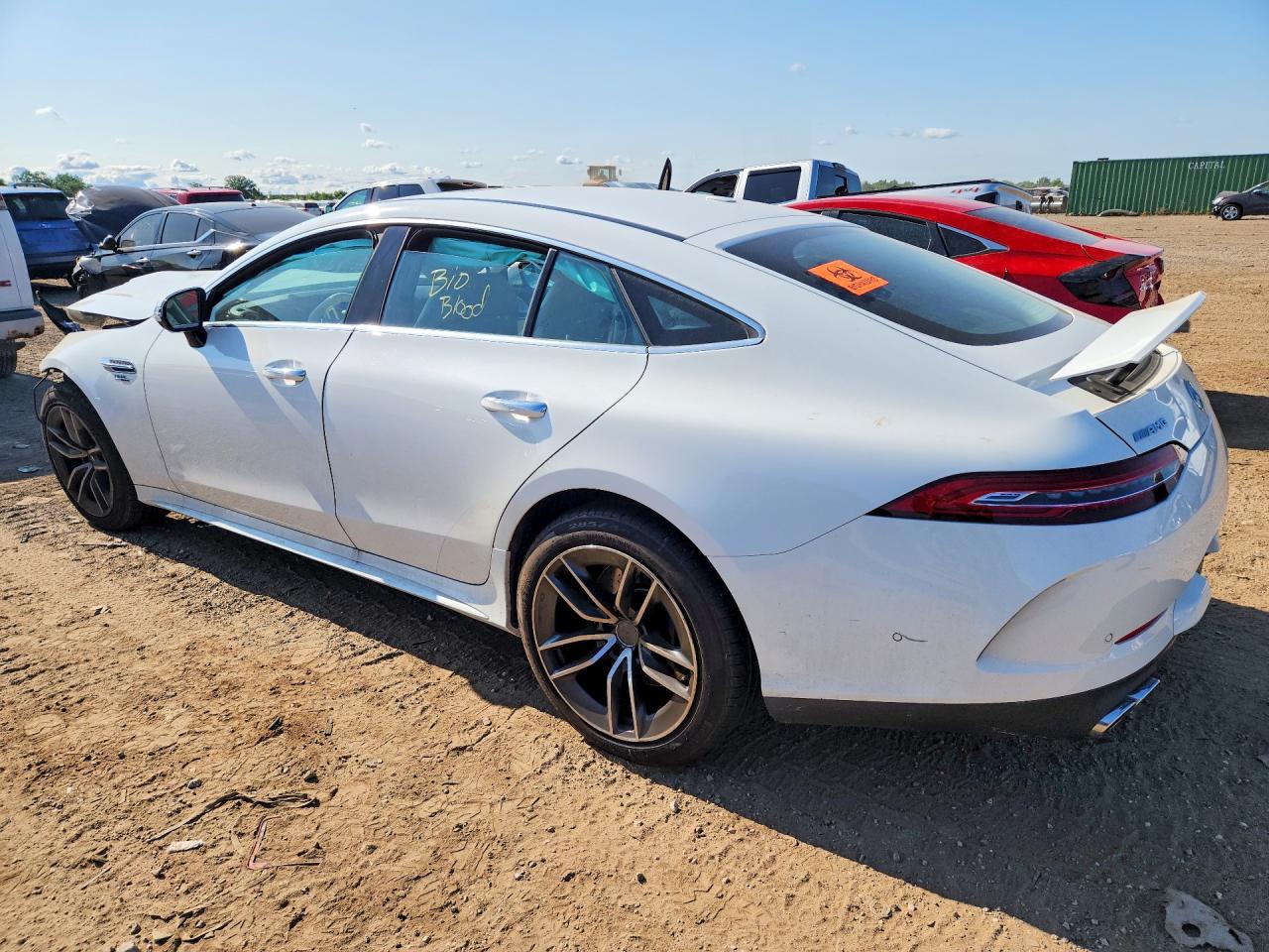 2022 Mercedes-benz Amg Gt 43 White vin: W1K7X5KB4NA051093