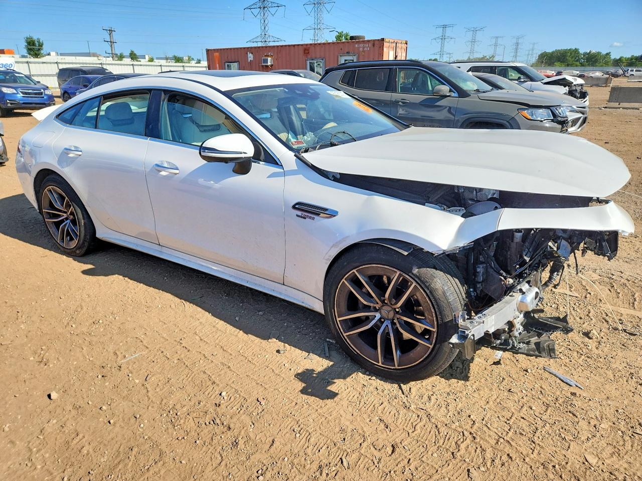 2022 Mercedes-benz Amg Gt 43 White vin: W1K7X5KB4NA051093