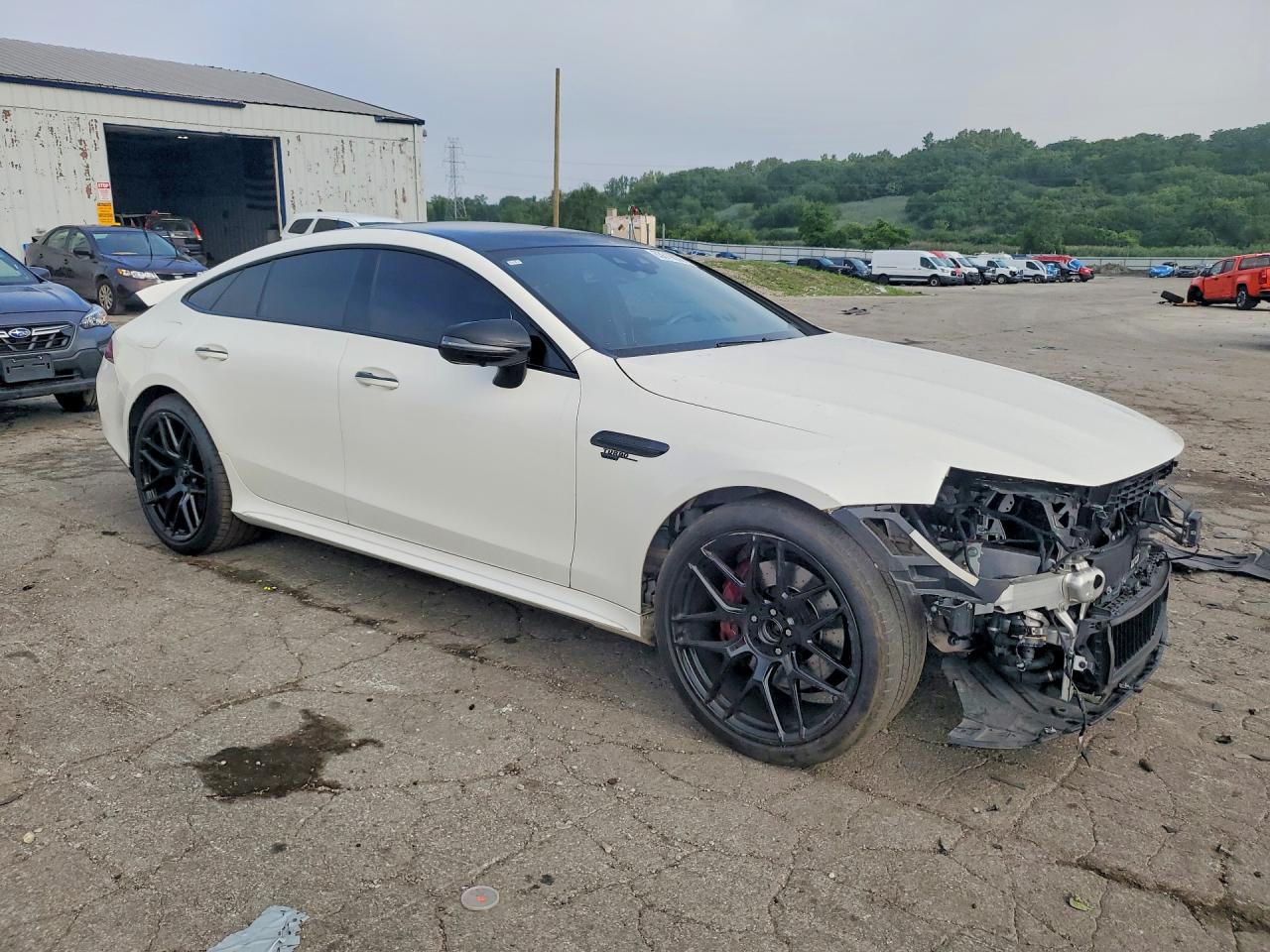 2021 Mercedes-benz Amg Gt 53 White vin: W1K7X6BB9MA036769