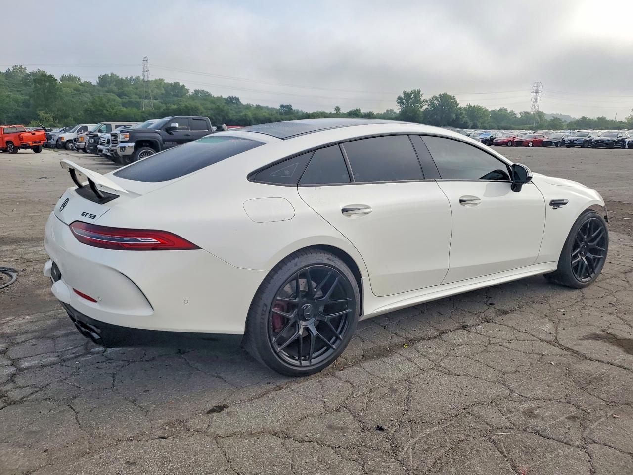 2021 Mercedes-benz Amg Gt 53 White vin: W1K7X6BB9MA036769