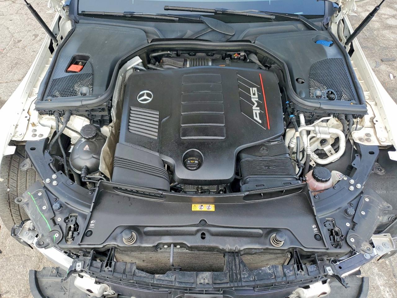 2021 Mercedes-benz Amg Gt 53 White vin: W1K7X6BB9MA036769