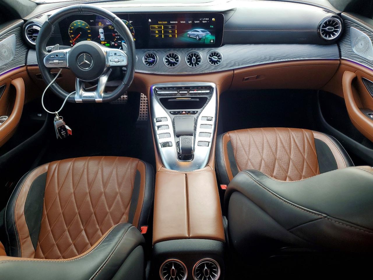 2021 Mercedes-benz Amg Gt 53 White vin: W1K7X6BB9MA036769