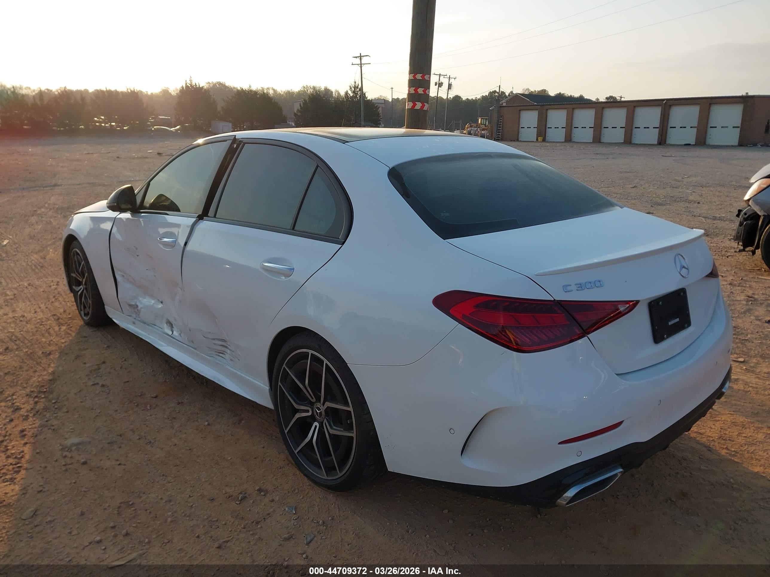2024 Mercedes-benz C 300 Белый vin: W1KAF4GB1RR181206