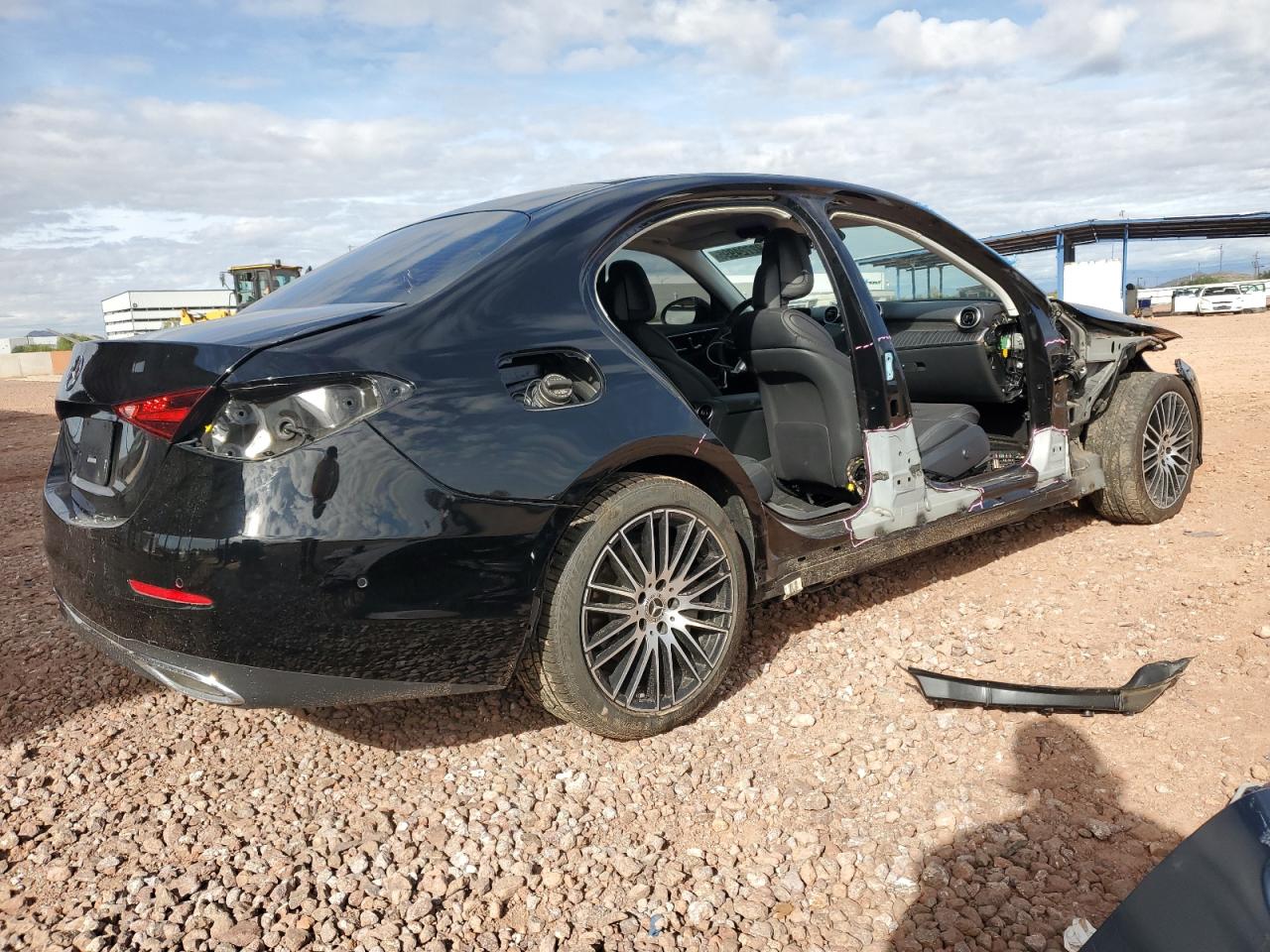 2023 Mercedes-benz C 300 Черный vin: W1KAF4GB2PR135915