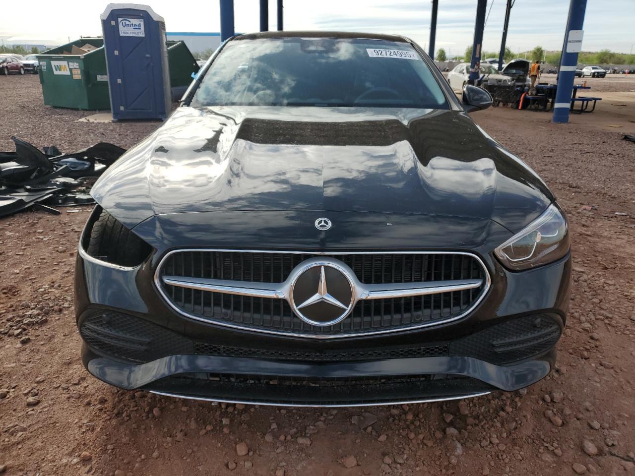 2023 Mercedes-benz C 300 Черный vin: W1KAF4GB2PR135915