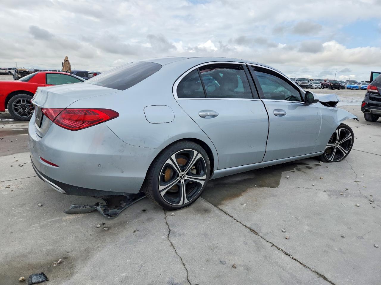 2024 Mercedes-benz C 300 Silver vin: W1KAF4GB2RR182462