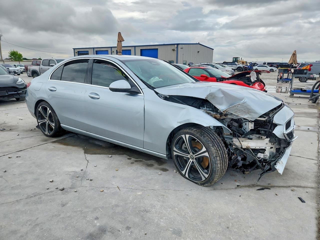 2024 Mercedes-benz C 300 Silver vin: W1KAF4GB2RR182462