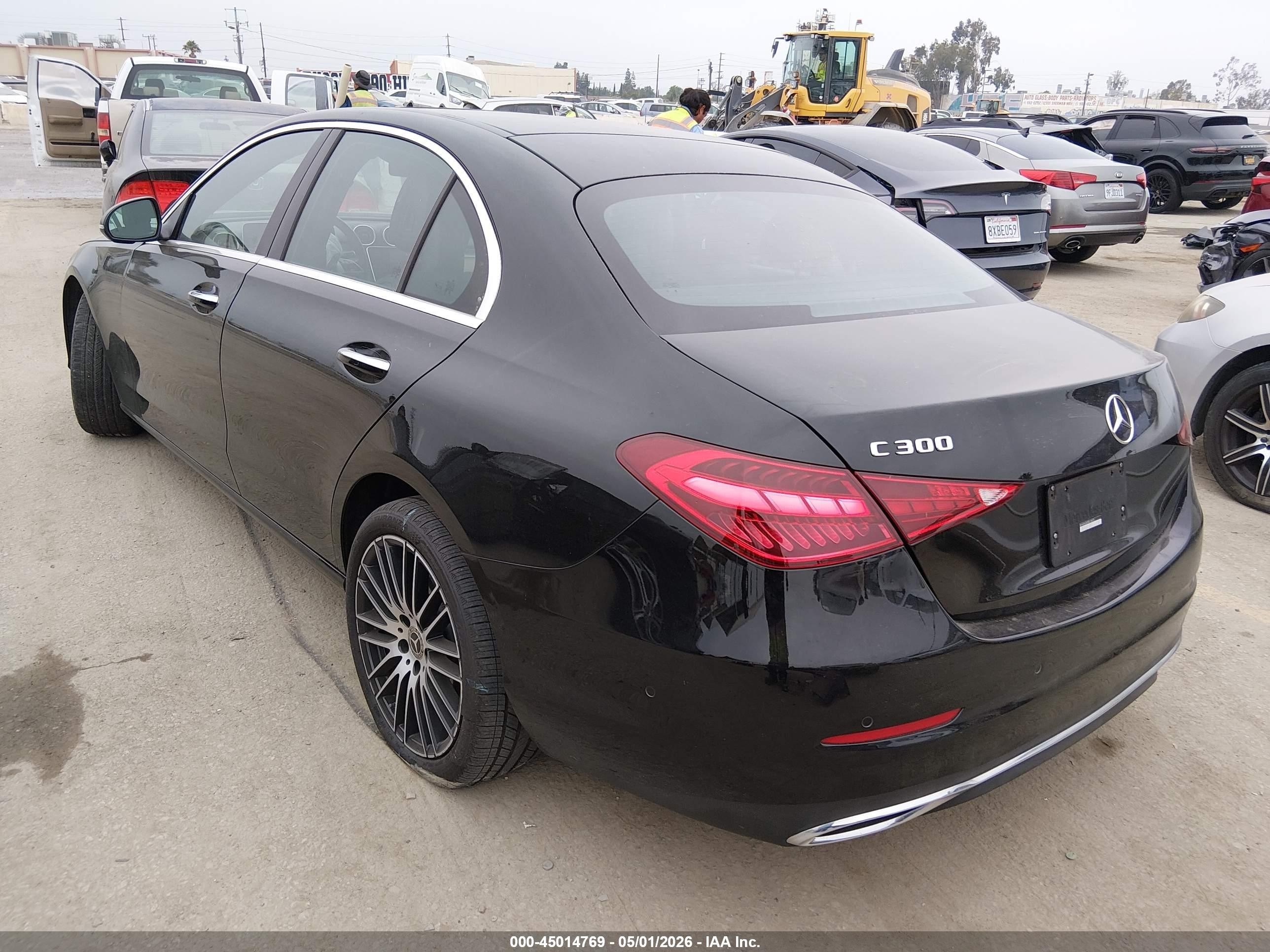 2024 Mercedes-benz C 300   Черный vin: W1KAF4GB3RR214075