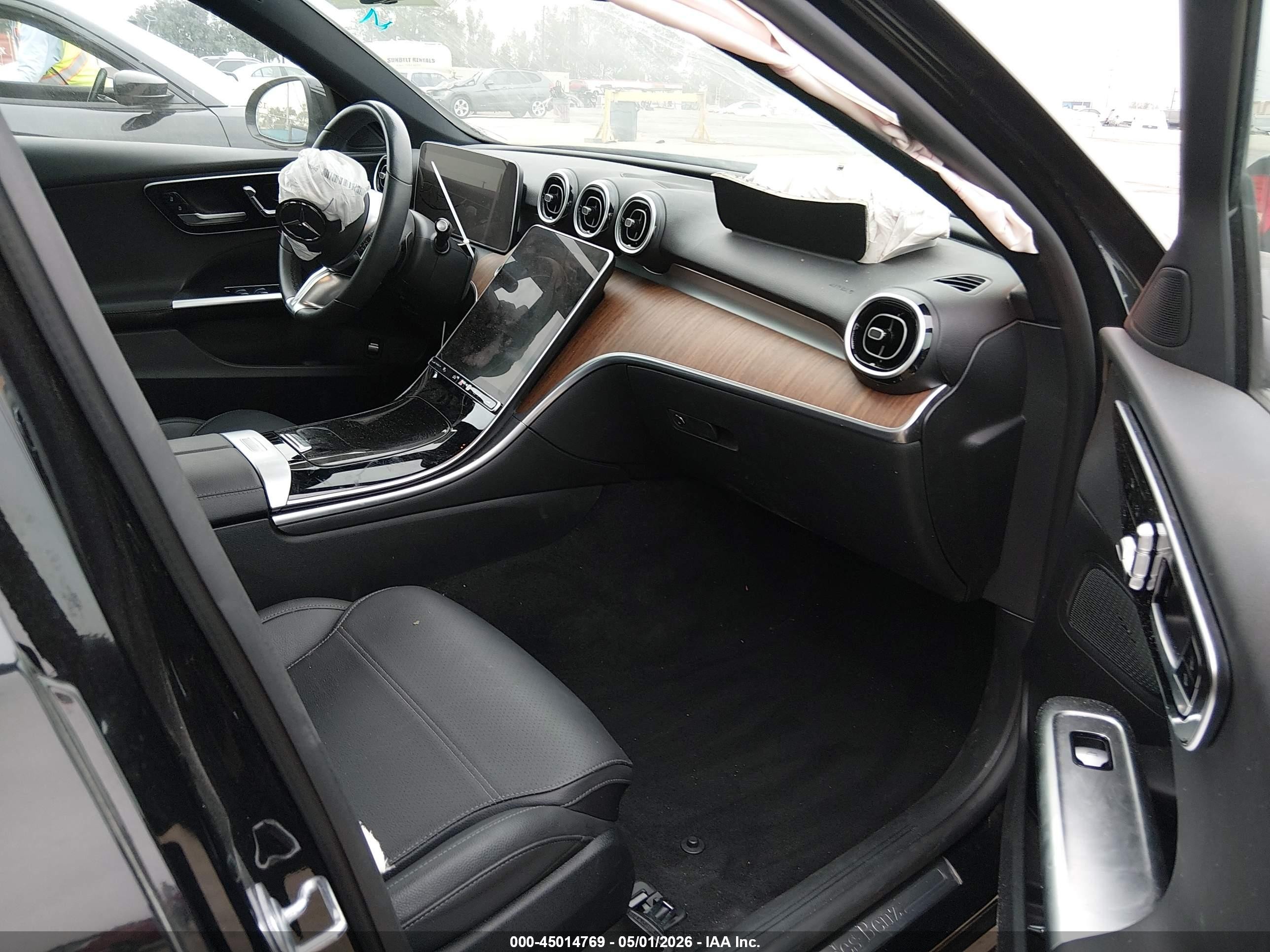 2024 Mercedes-benz C 300   Черный vin: W1KAF4GB3RR214075