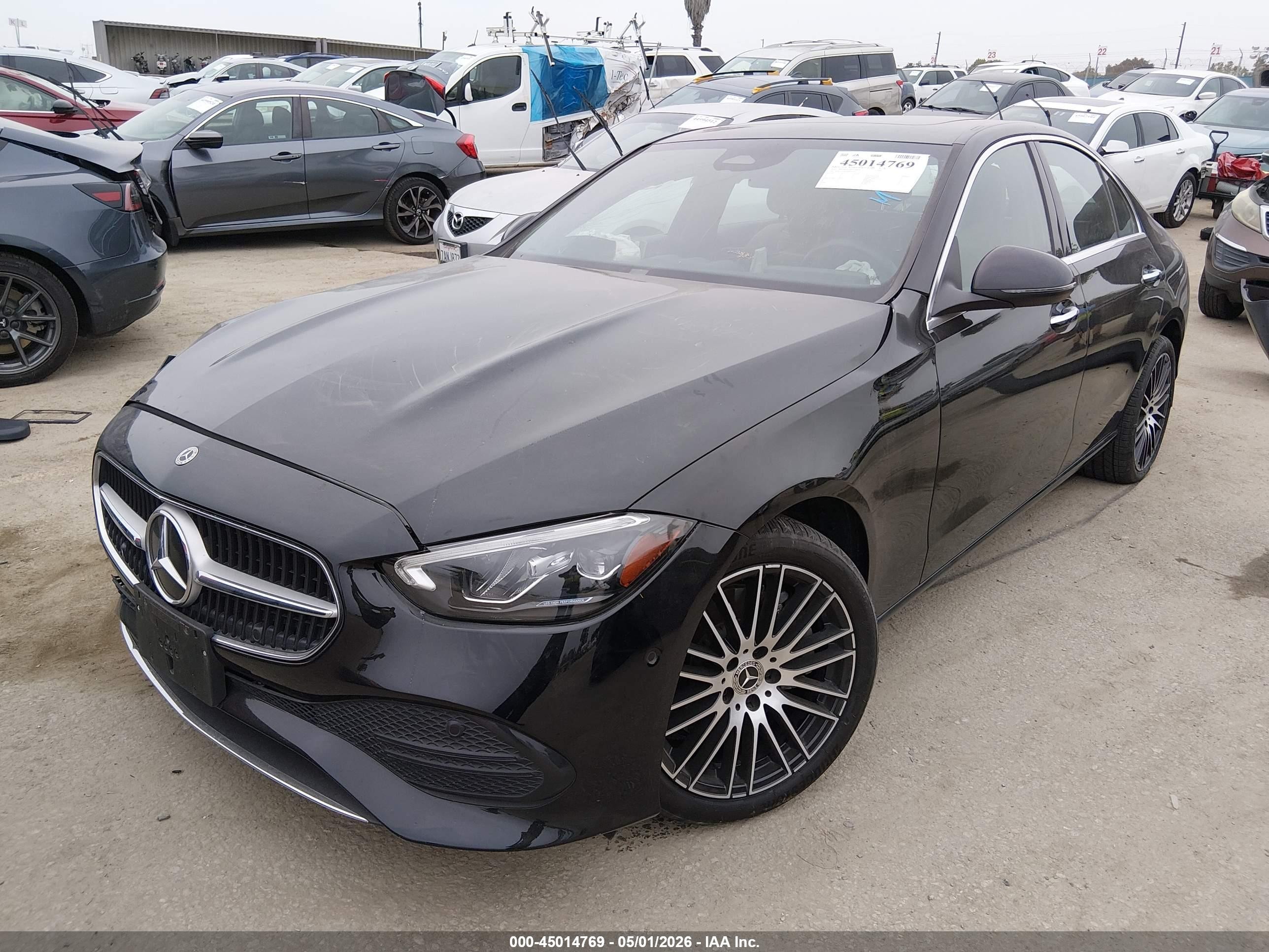 2024 Mercedes-benz C 300   Черный vin: W1KAF4GB3RR214075