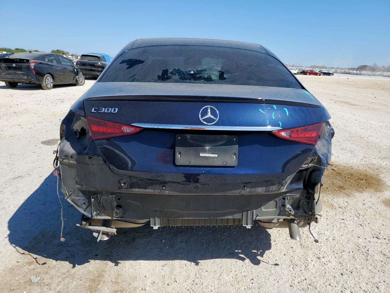 2023 Mercedes-benz C 300 Blue vin: W1KAF4GB4PR077094