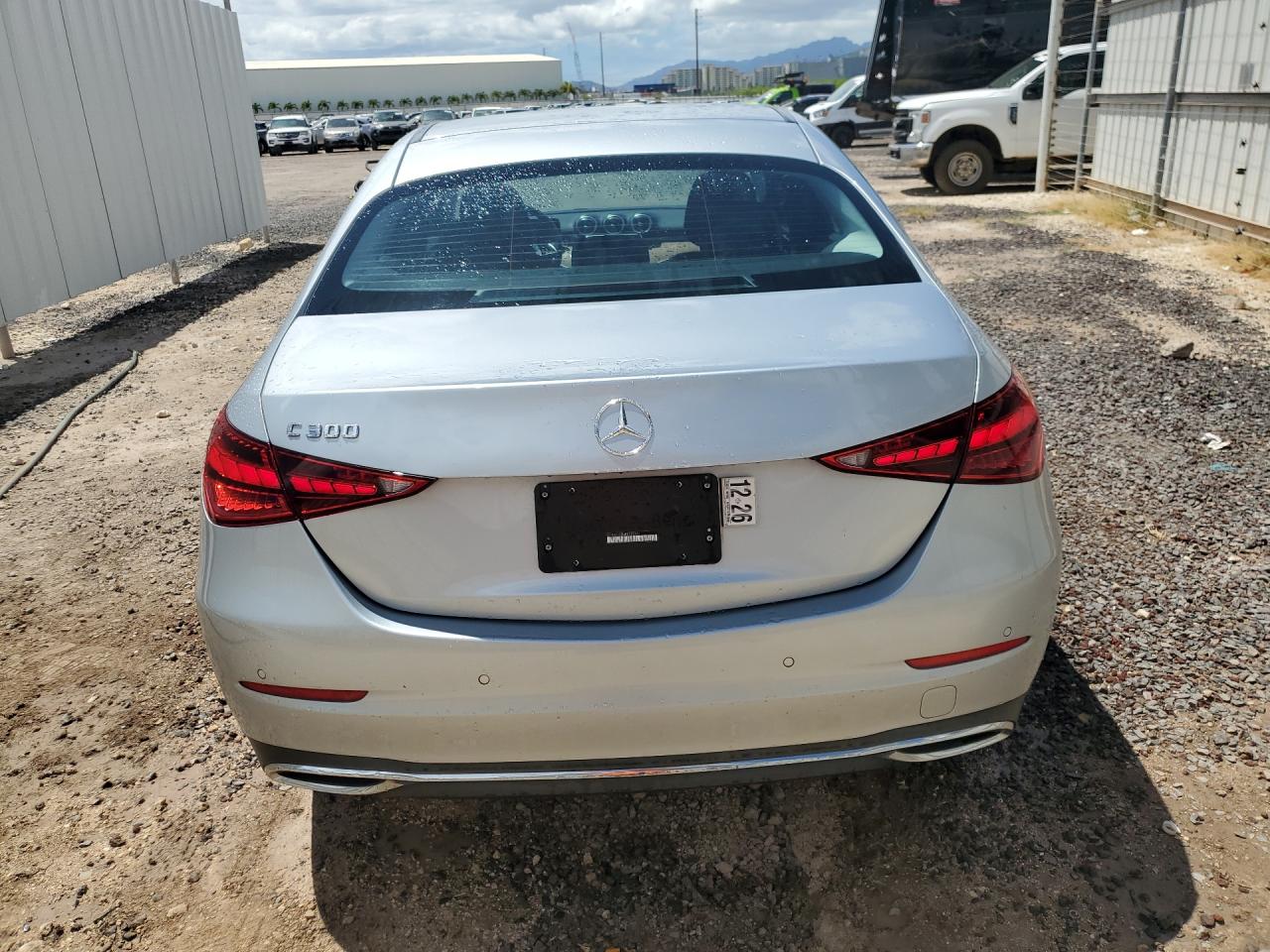 2023 Mercedes-benz C 300 Серебряный vin: W1KAF4GB6PR082491 Damage: Rear Bumper, Heavy Scratch, 1/2 To 1 Inch