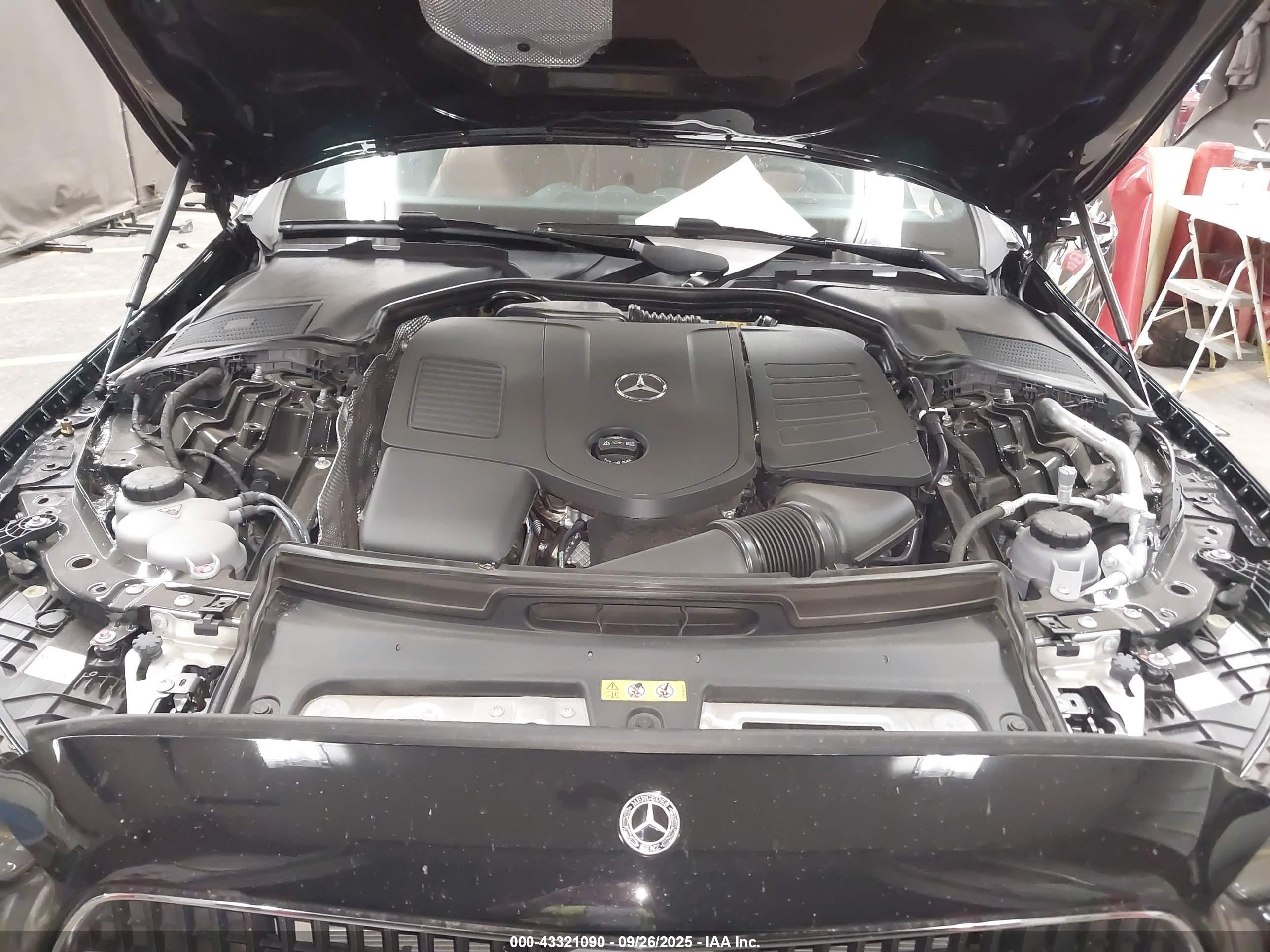 2025 Mercedes-benz C 300   Black vin: W1KAF4GBXSR257799