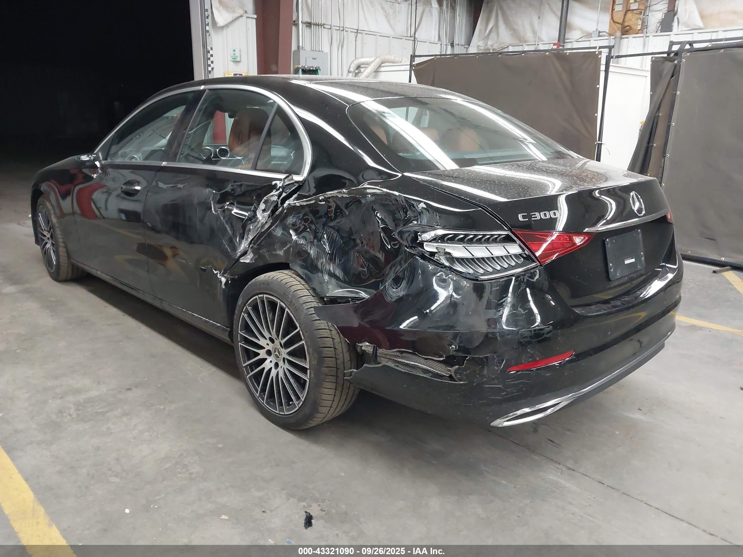 2025 Mercedes-benz C 300   Black vin: W1KAF4GBXSR257799