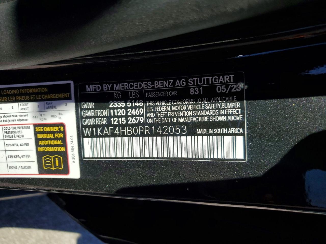 2023 Mercedes-benz C 300 4matic Gray vin: W1KAF4HB0PR142053