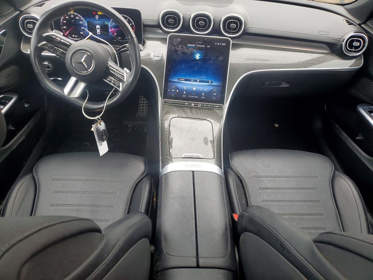 2023 Mercedes-benz C 300 4matic Черный vin: W1KAF4HB2PR069090