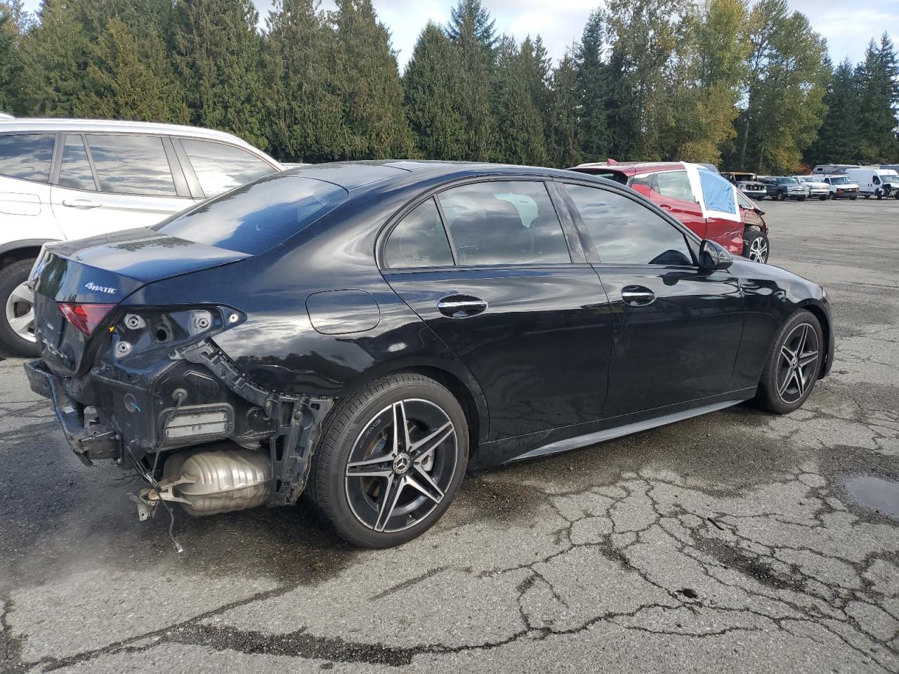 2023 Mercedes-benz C 300 4matic Черный vin: W1KAF4HB2PR146024