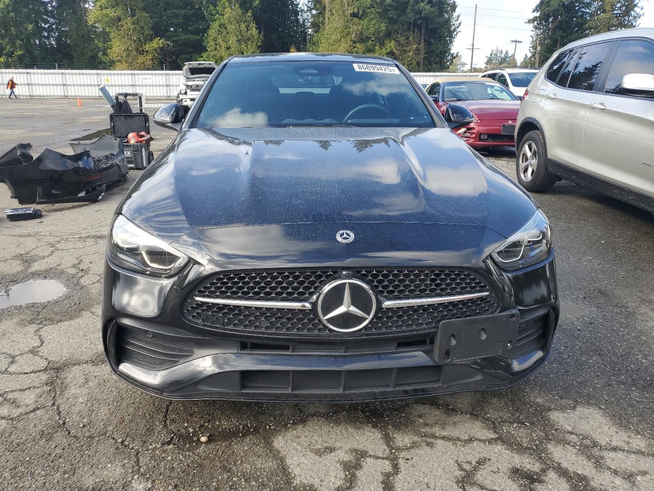 2023 Mercedes-benz C 300 4matic Черный vin: W1KAF4HB2PR146024
