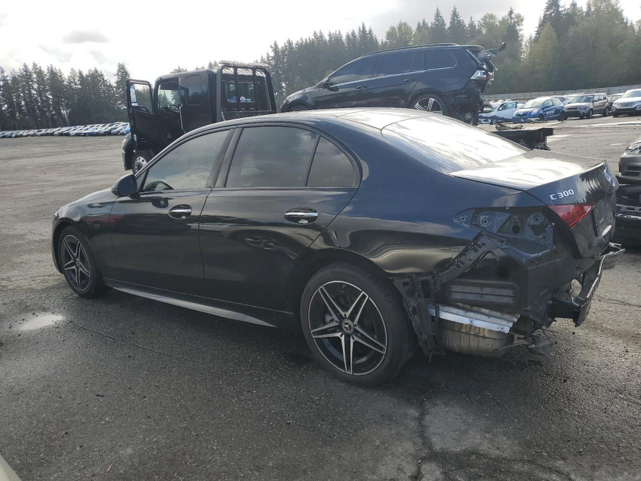 2023 Mercedes-benz C 300 4matic Черный vin: W1KAF4HB2PR146024