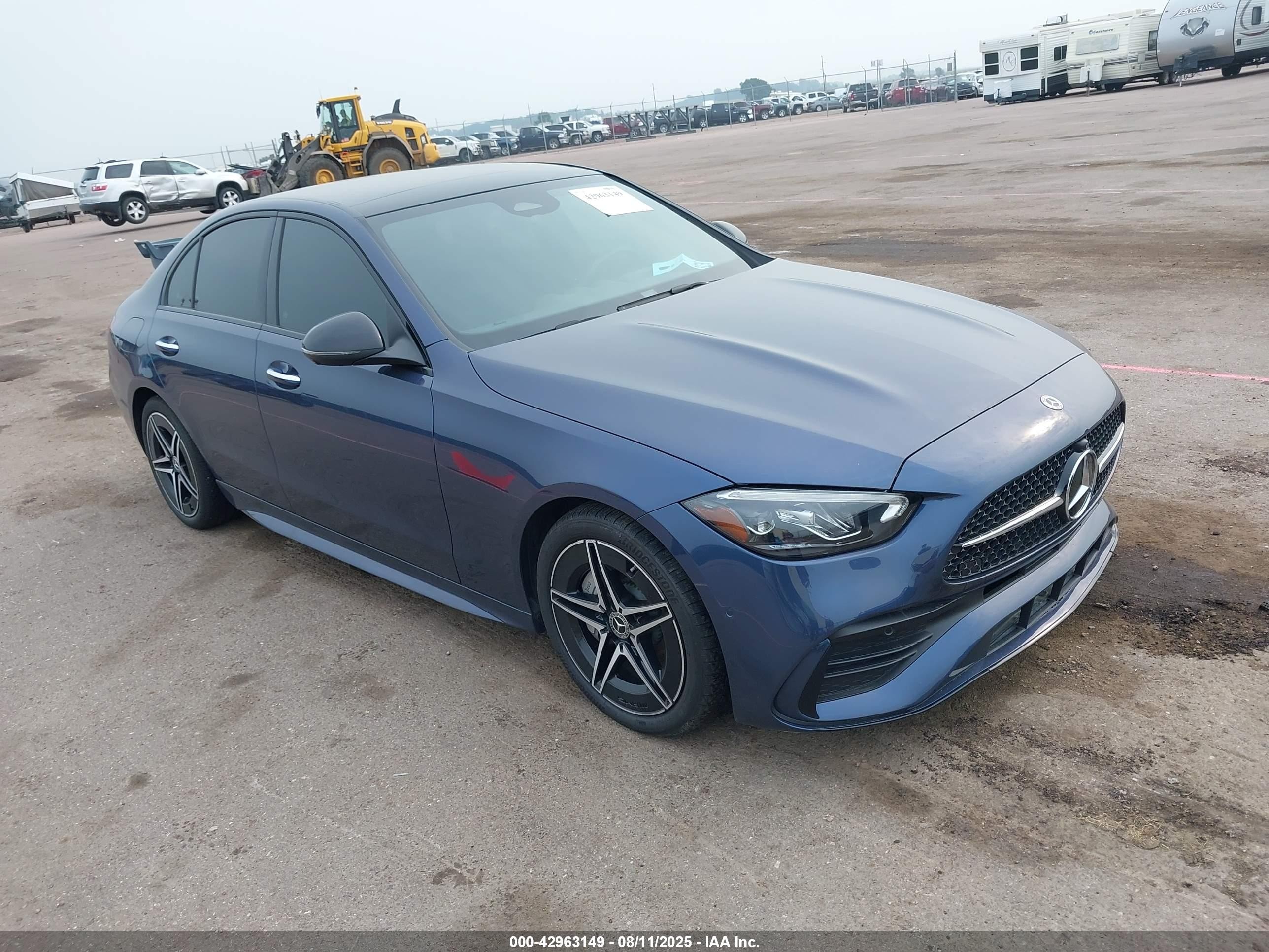 2024 Mercedes-benz C 300   Синий vin: W1KAF4HB3RR213359