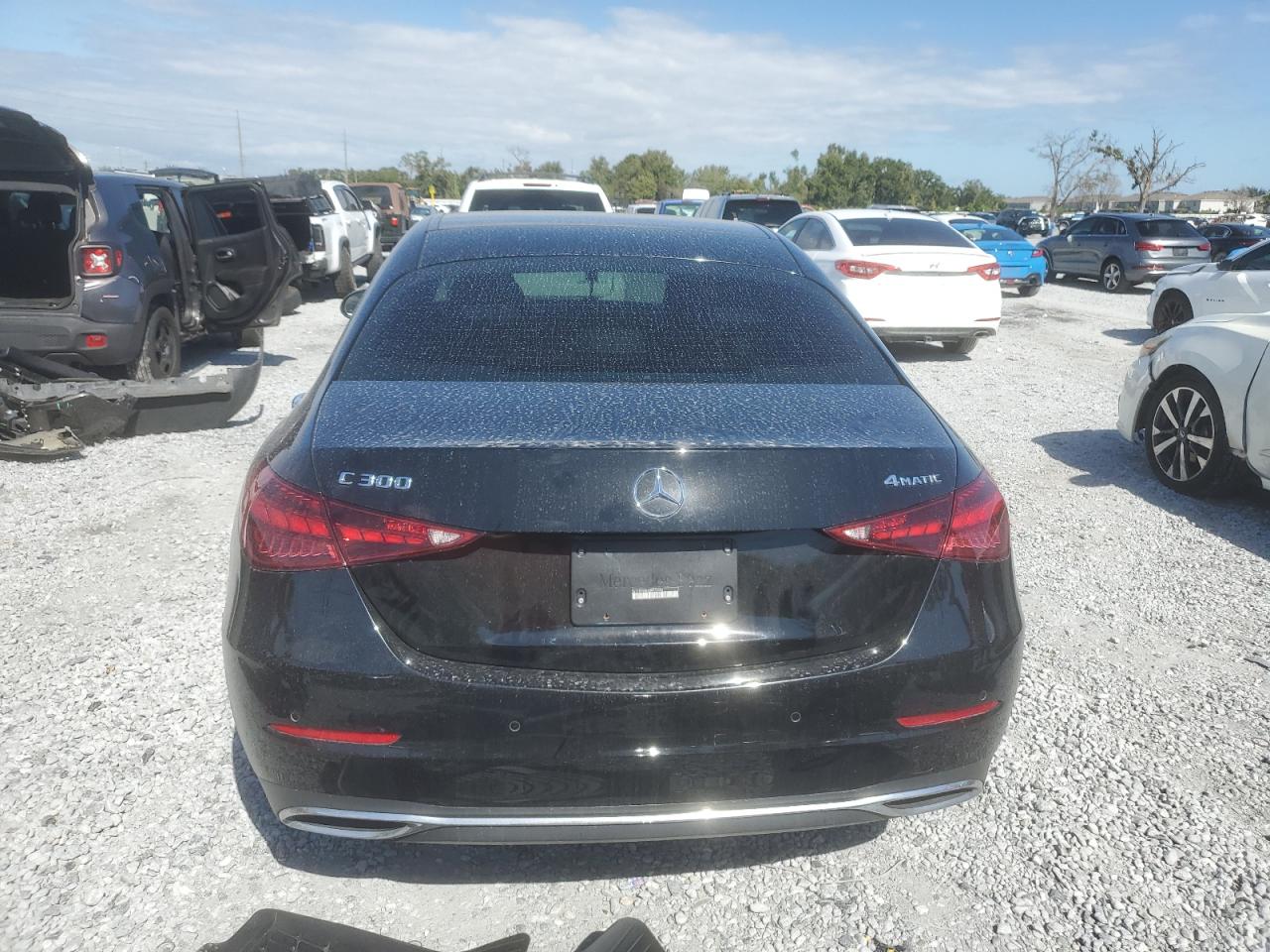 2022 Mercedes-benz C 300 4matic Black vin: W1KAF4HB5NR035206