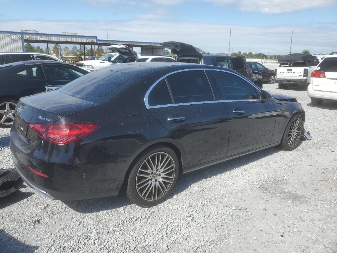 2022 Mercedes-benz C 300 4matic Black vin: W1KAF4HB5NR035206