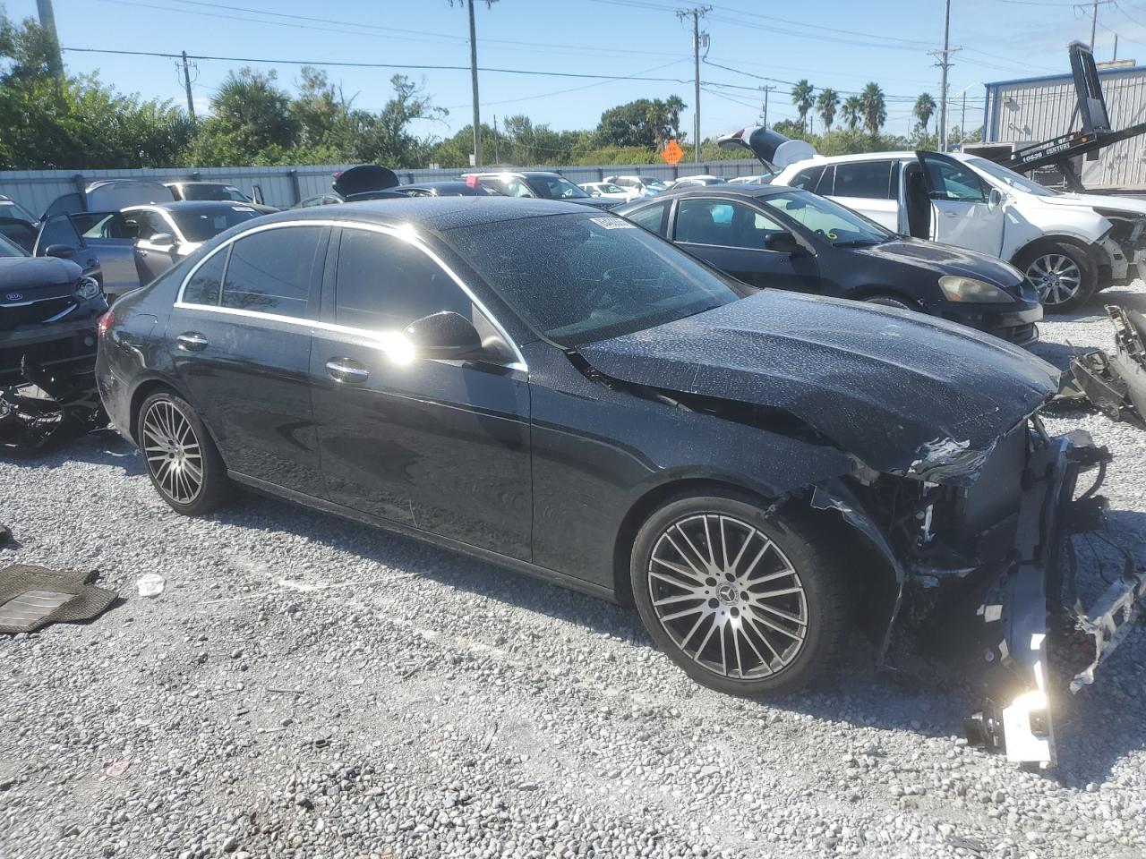 2022 Mercedes-benz C 300 4matic Black vin: W1KAF4HB5NR035206