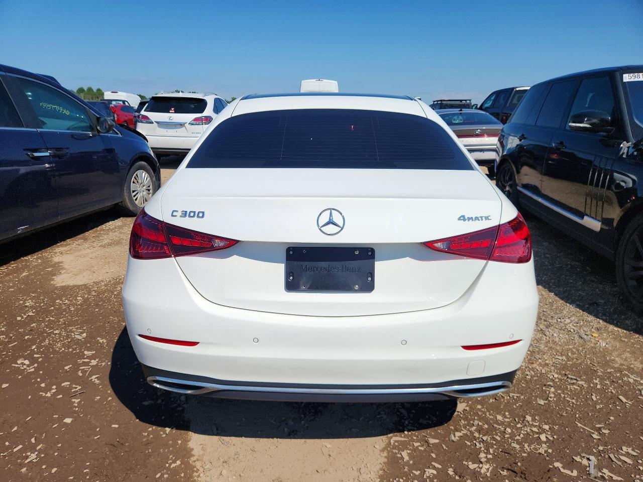 2022 Mercedes-benz C 300 4matic White vin: W1KAF4HB7NR042108