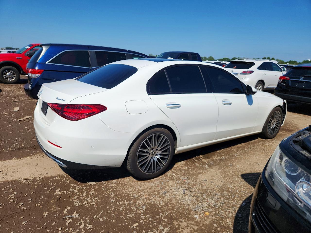 2022 Mercedes-benz C 300 4matic White vin: W1KAF4HB7NR042108