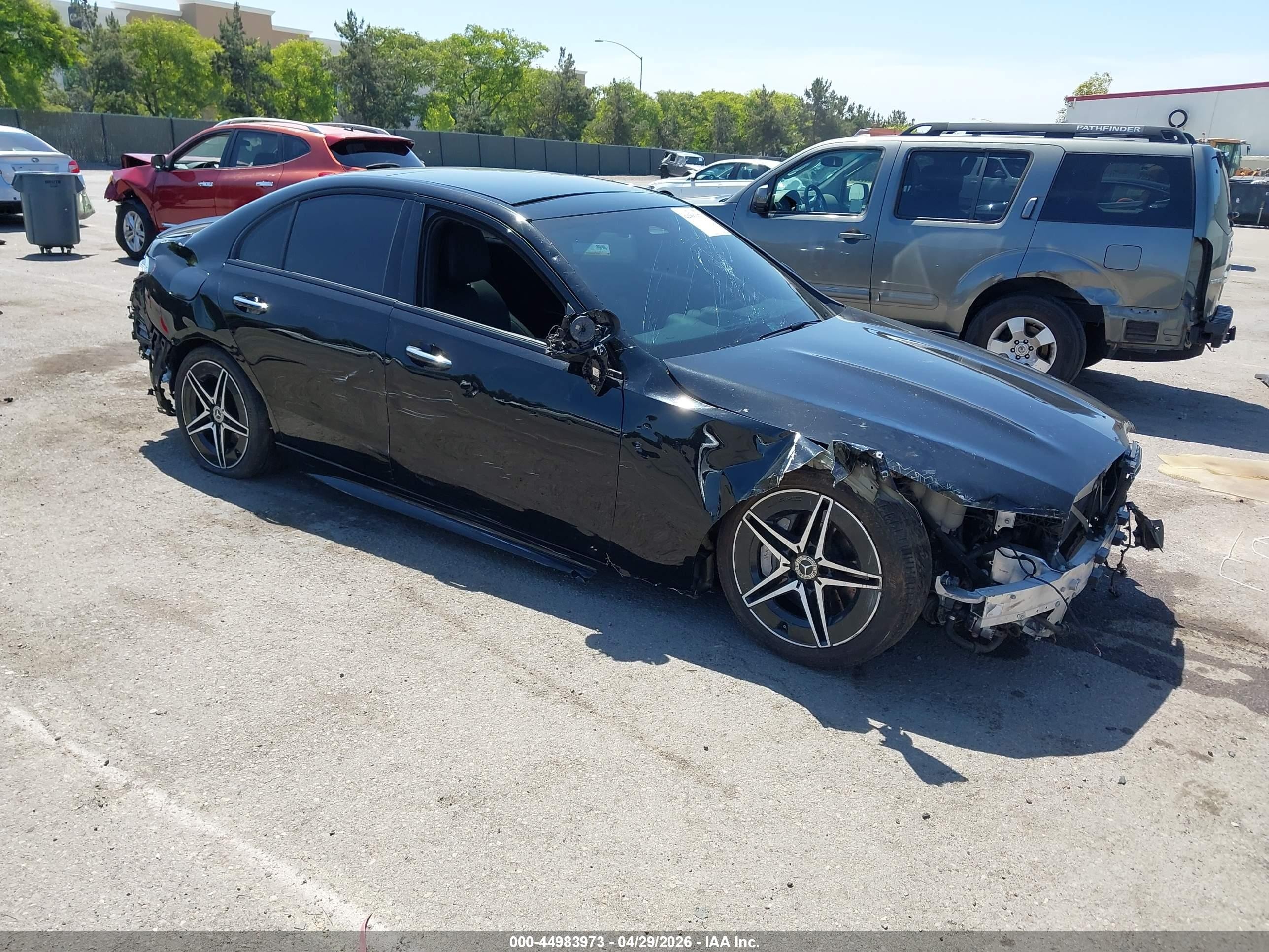 2024 Mercedes-benz C 300 Черный vin: W1KAF4HB7RR182262