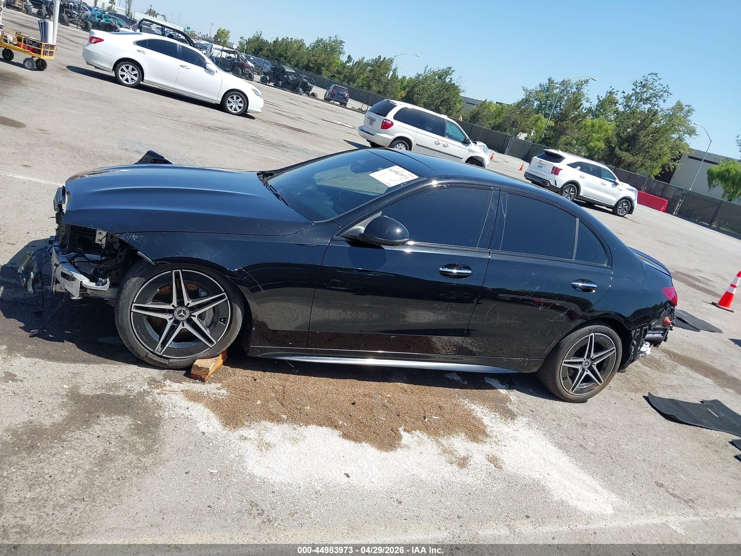 2024 Mercedes-benz C 300 Черный vin: W1KAF4HB7RR182262