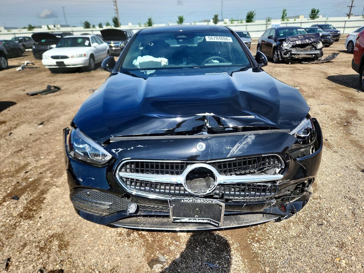 2024 Mercedes-benz C 300 4matic Черный vin: W1KAF4HB8RR224440