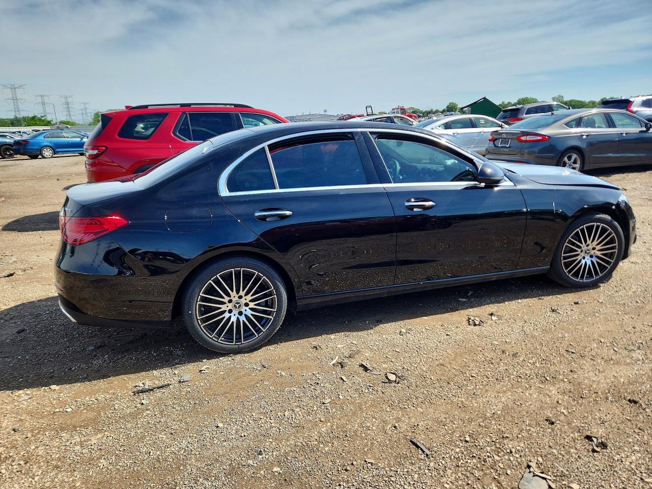 2024 Mercedes-benz C 300 4matic Черный vin: W1KAF4HB8RR224440