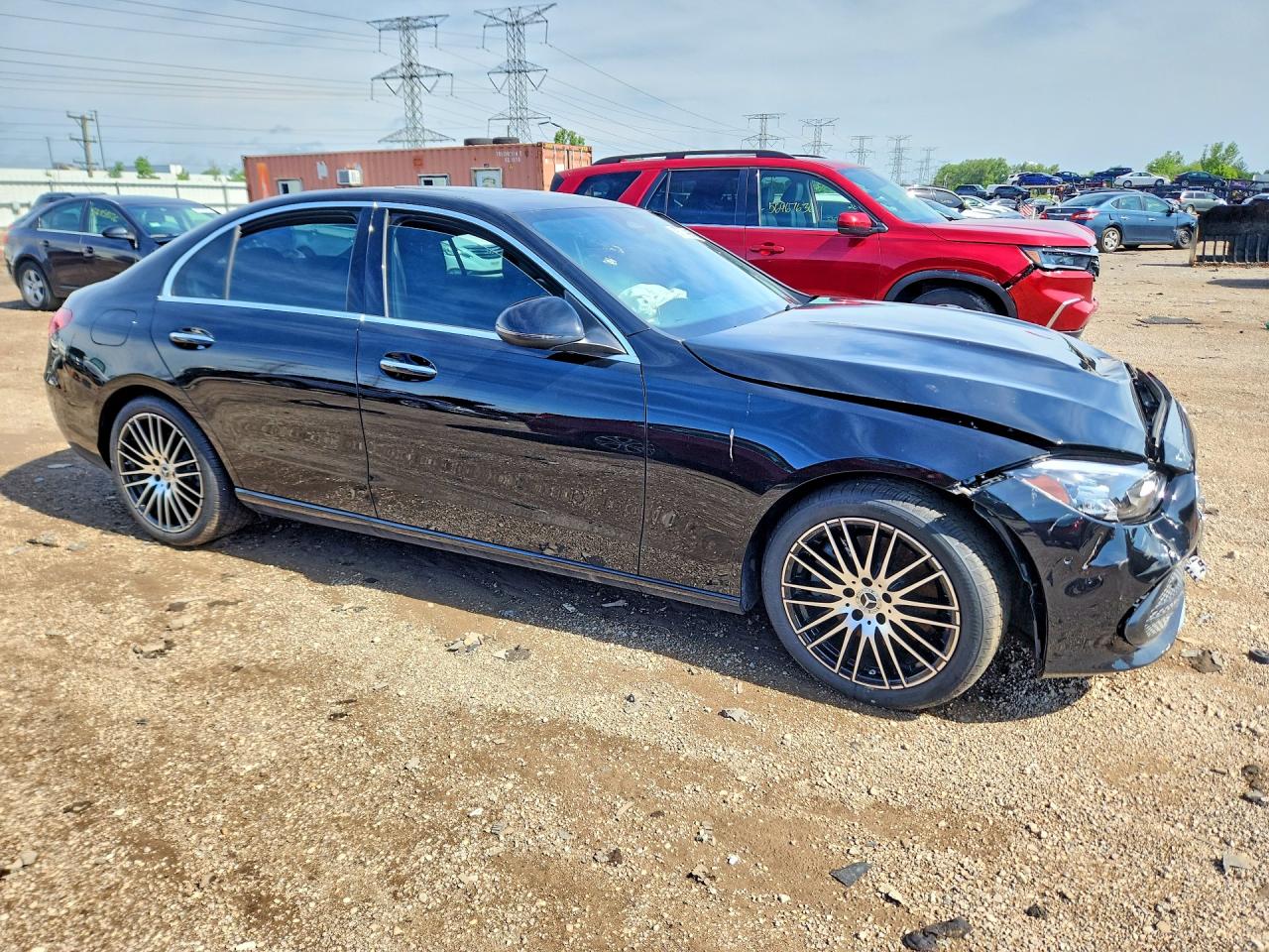 2024 Mercedes-benz C 300 4matic Черный vin: W1KAF4HB8RR224440