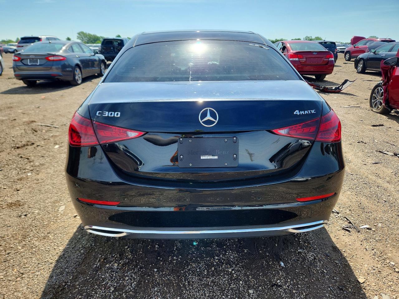 2024 Mercedes-benz C 300 4matic Черный vin: W1KAF4HB8RR224440