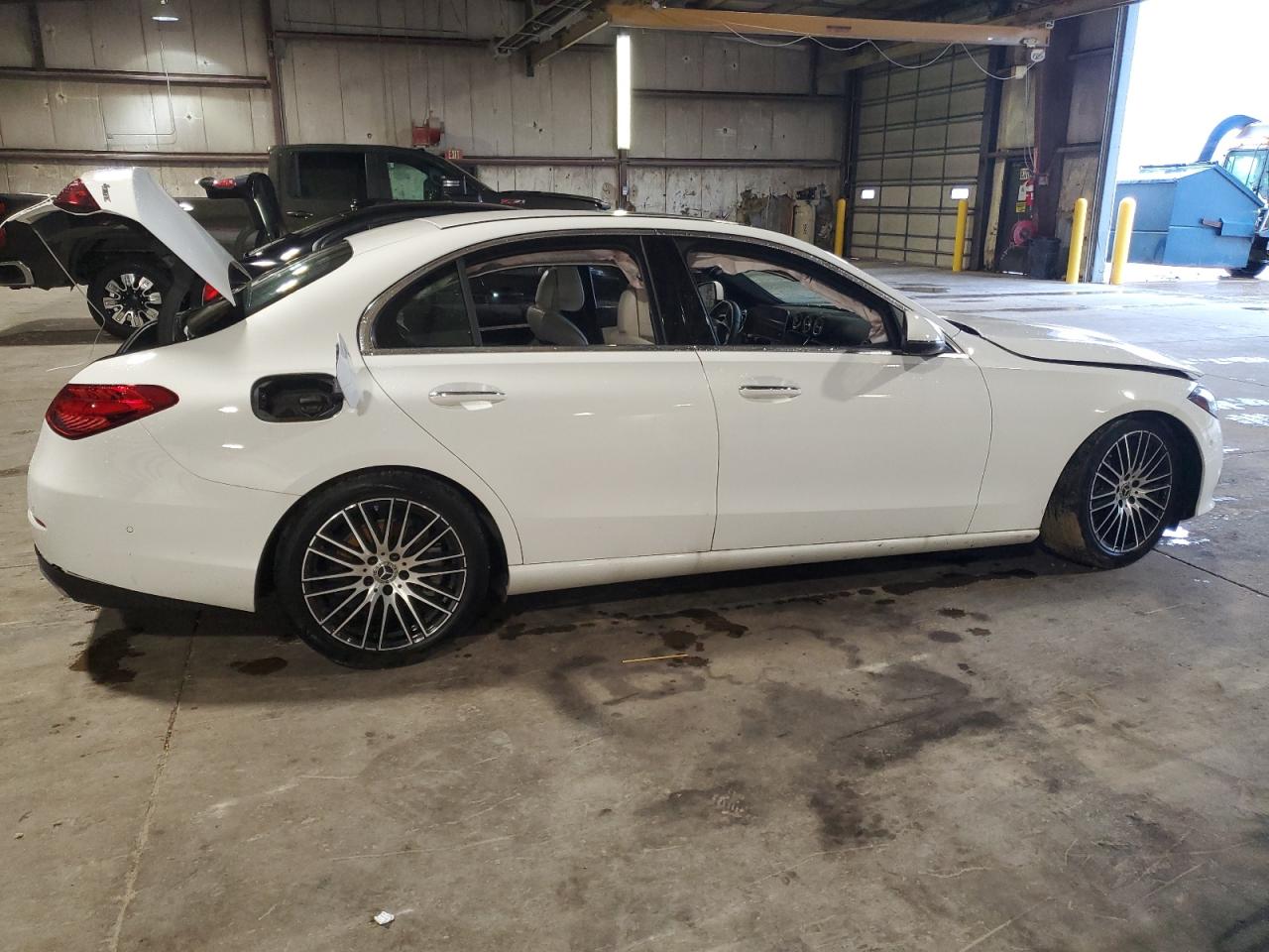 2022 Mercedes-benz C 300 4matic White vin: W1KAF4HB9NR050923