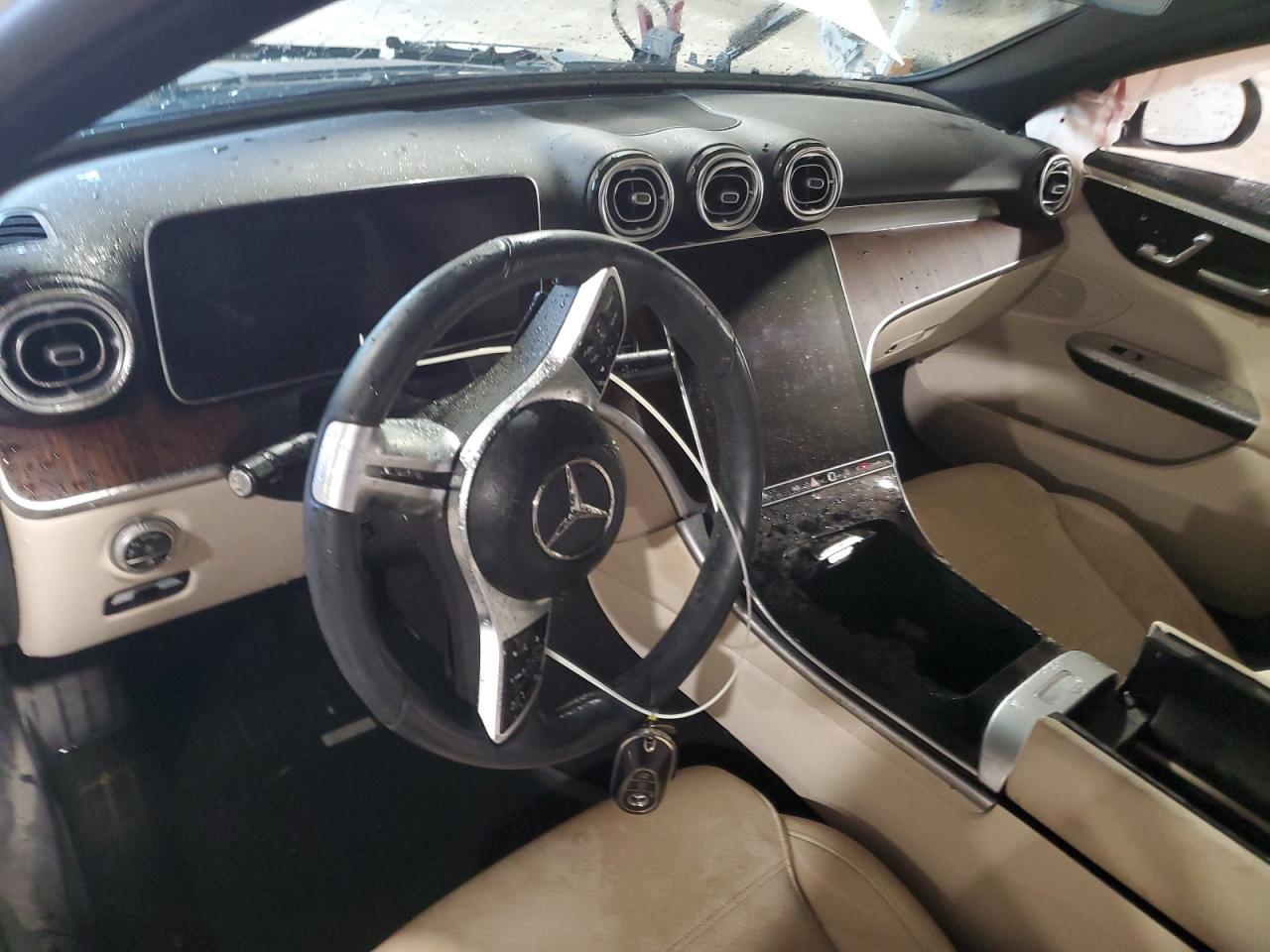 2022 Mercedes-benz C 300 4matic White vin: W1KAF4HB9NR050923