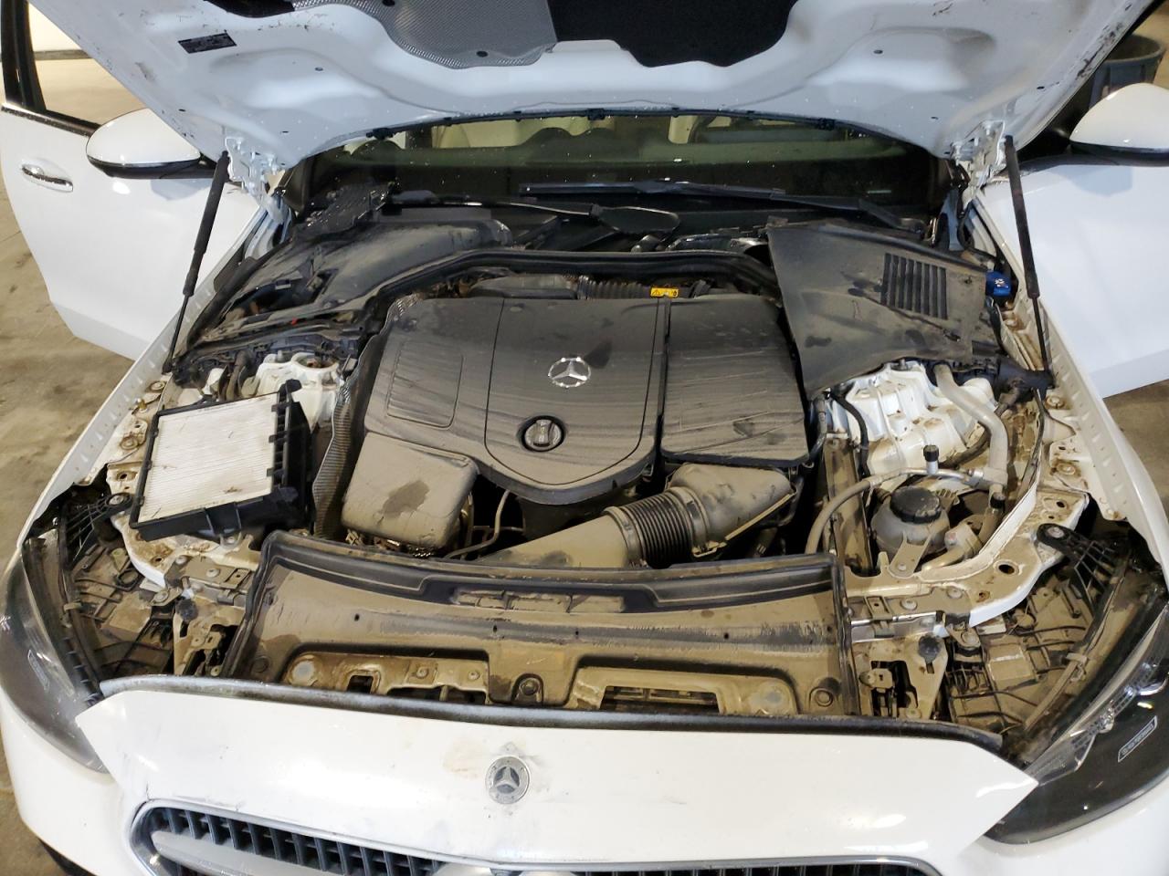 2022 Mercedes-benz C 300 4matic White vin: W1KAF4HB9NR050923