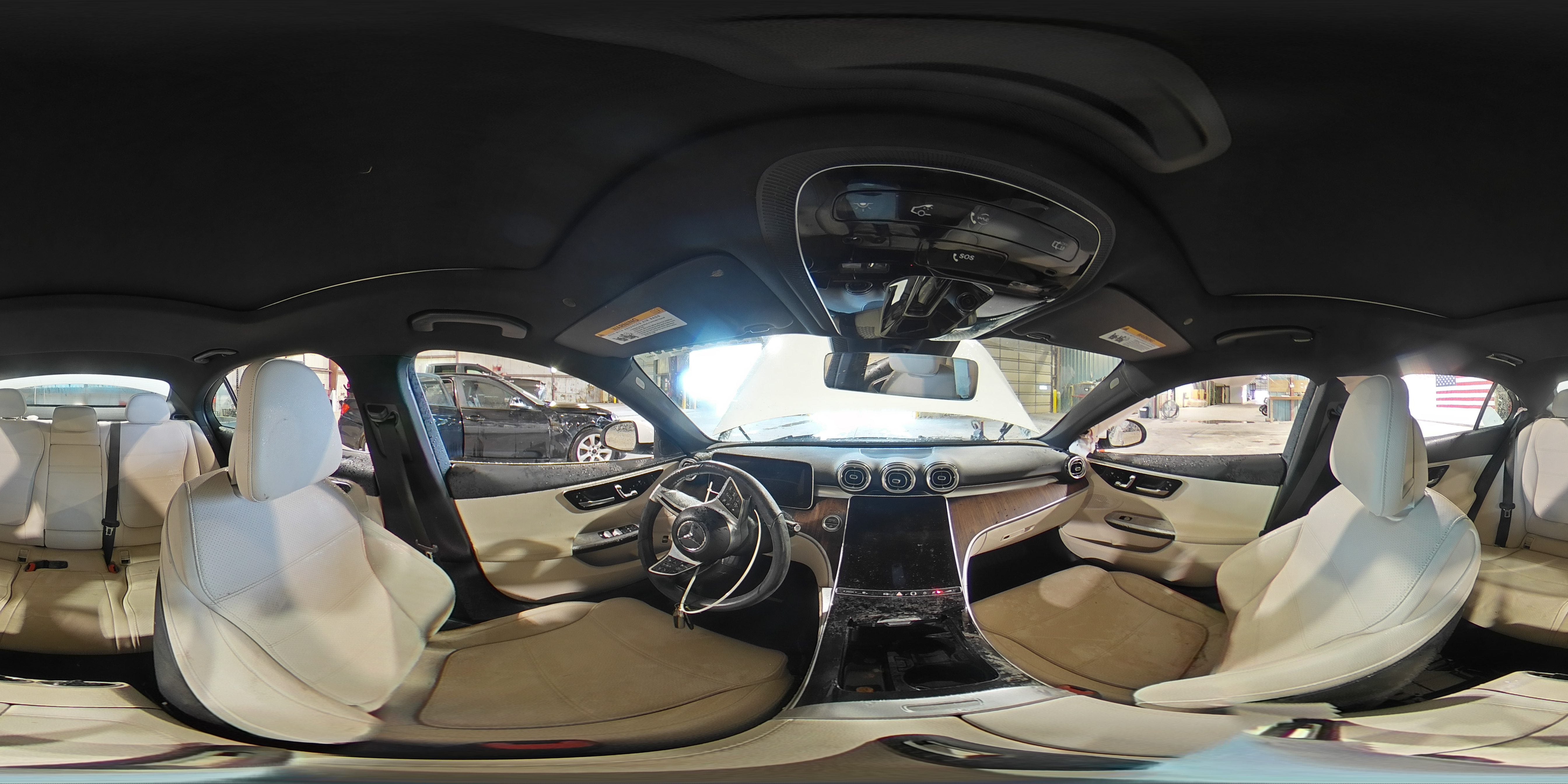 2022 Mercedes-benz C 300 4matic White vin: W1KAF4HB9NR050923