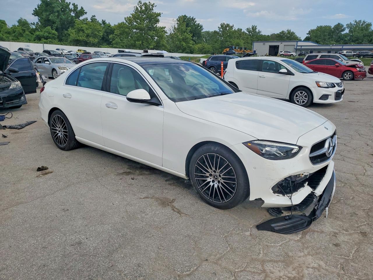 2025 Mercedes-benz C 300 4matic White vin: W1KAF4HB9SR254701