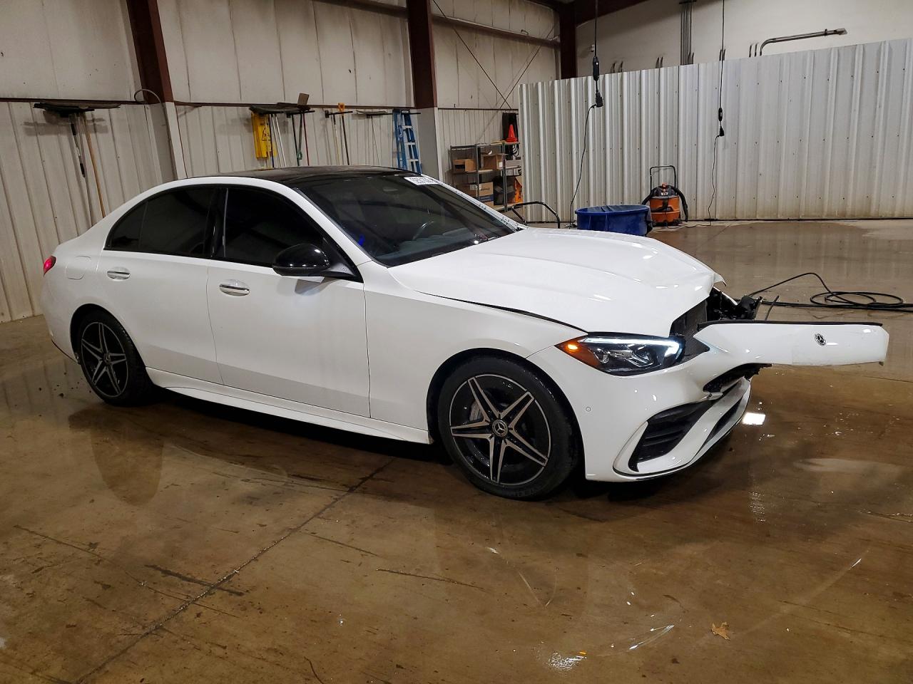2023 Mercedes-benz C 300 4matic Белый vin: W1KAF4HBXPR123476