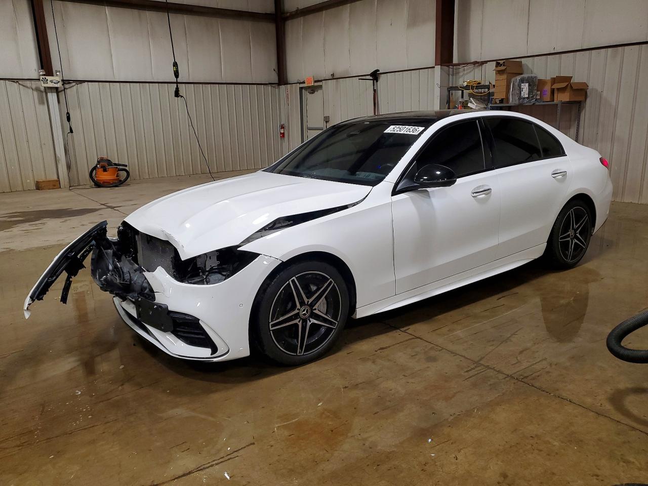 2023 Mercedes-benz C 300 4matic Белый vin: W1KAF4HBXPR123476