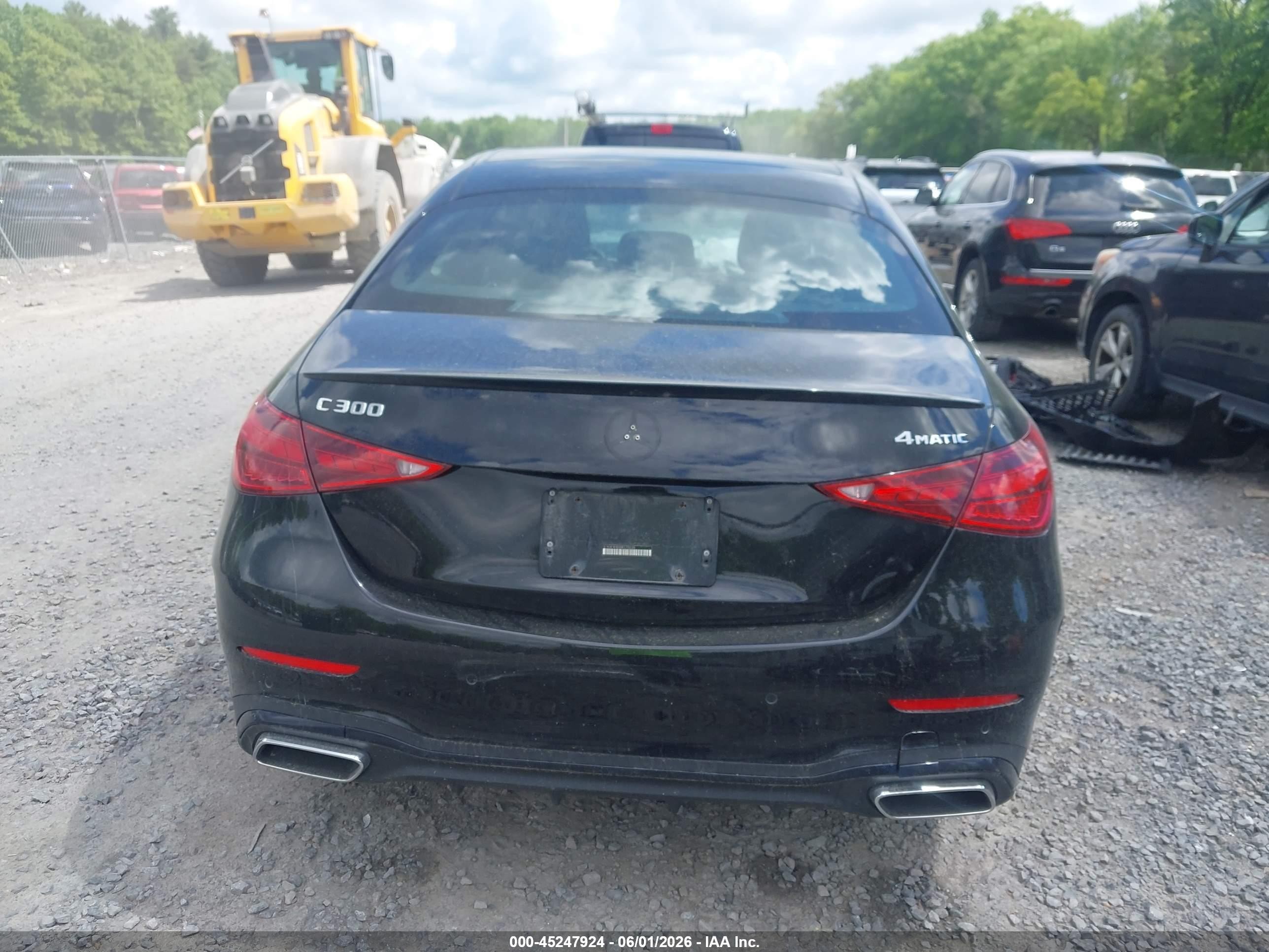 2024 Mercedes-benz C 300   Черный vin: W1KAF4HBXRR170235