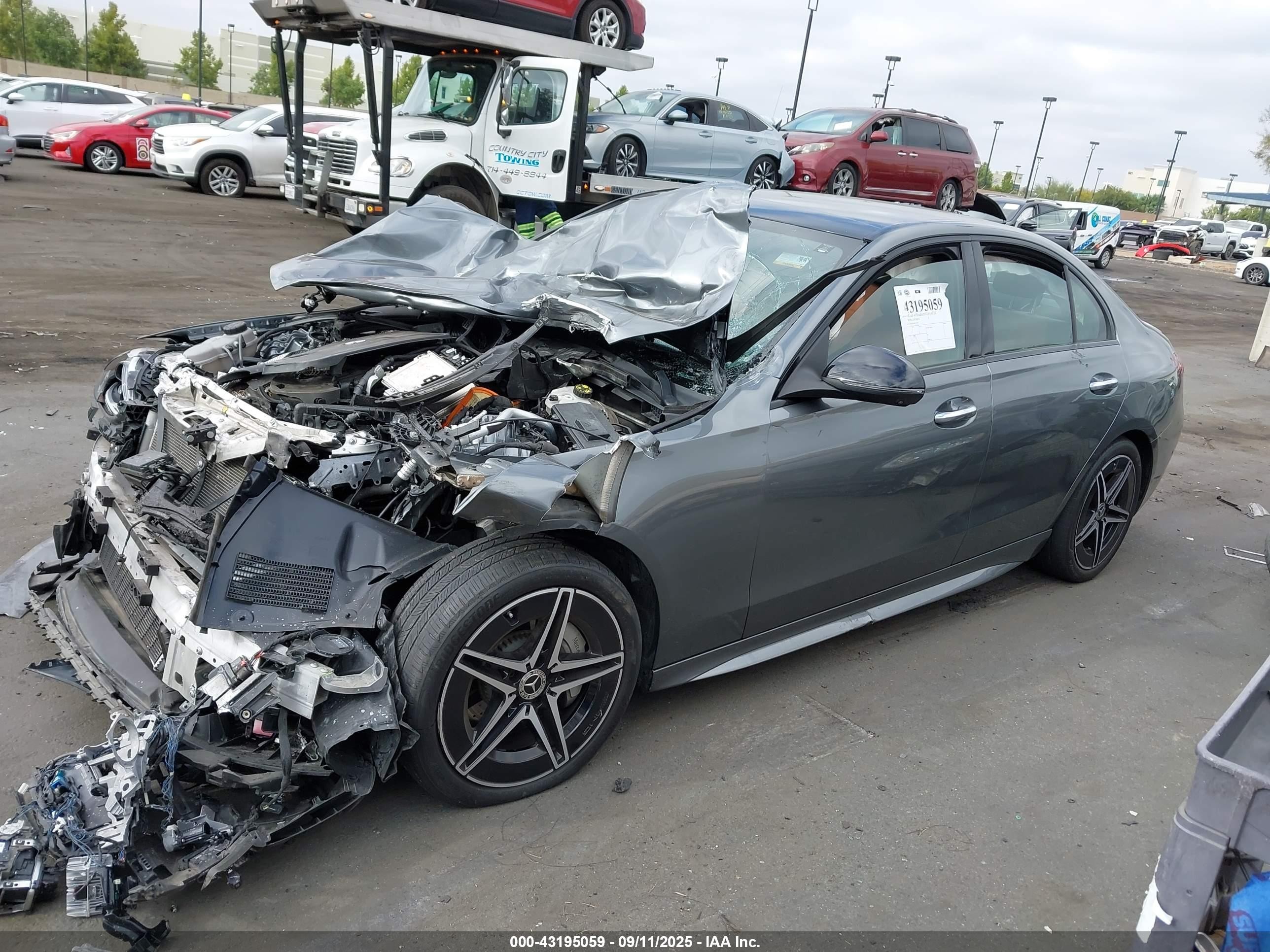 2024 Mercedes-benz C 300   Gray vin: W1KAF4HBXRR197449