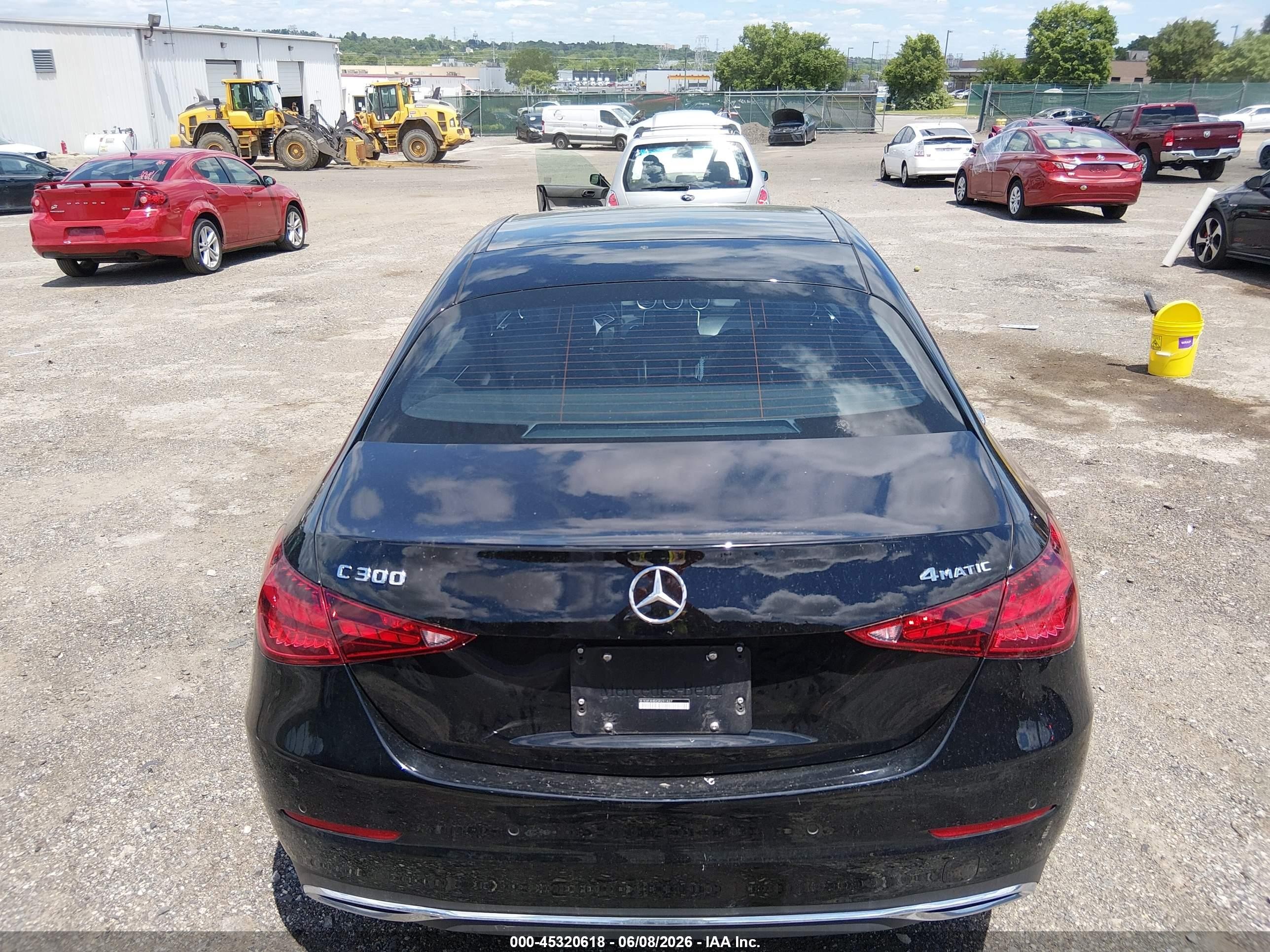 2025 Mercedes-benz C 300   Black vin: W1KAF4HBXSR291627